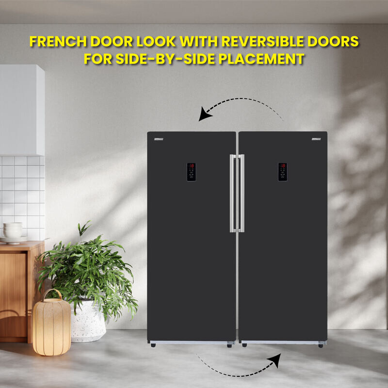 Conserv 17cf Upright Freezer CONVERTIBLE REF Garage Ready E-Star 28in wide 110V FR1700BREV, product image 23 of 29