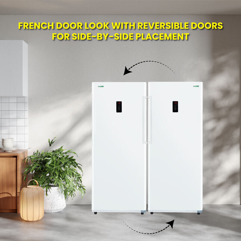 Conserv 17cf Upright Freezer CONVERTIBLE REF Garage Ready E-Star 28in wide 110V FR1700WREV