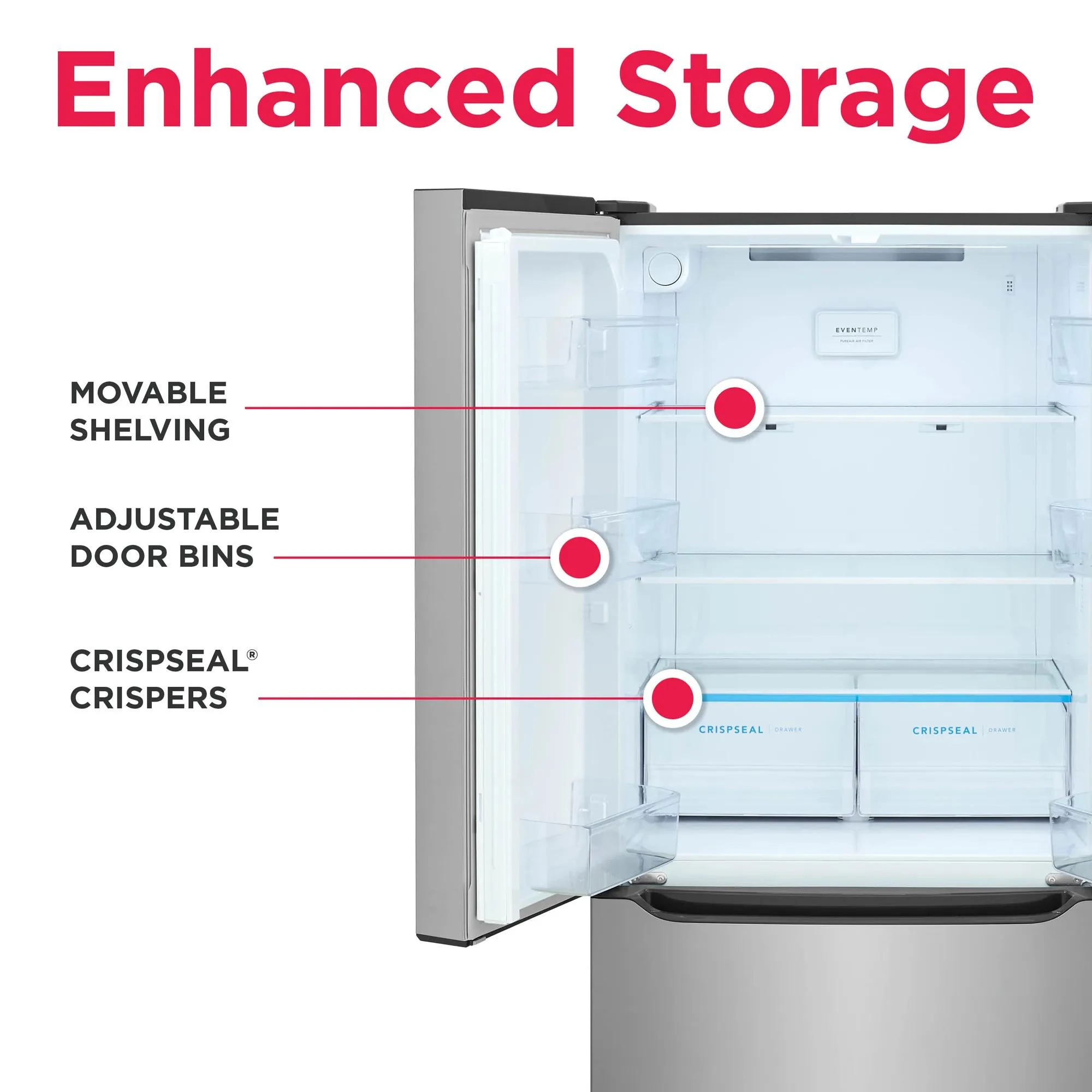 20 Cu. Ft. Counter-Depth French Door Refrigerator FRFG2033AV