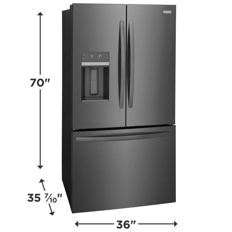 27.8 Cu. Ft. French Door Refrigerator view 3