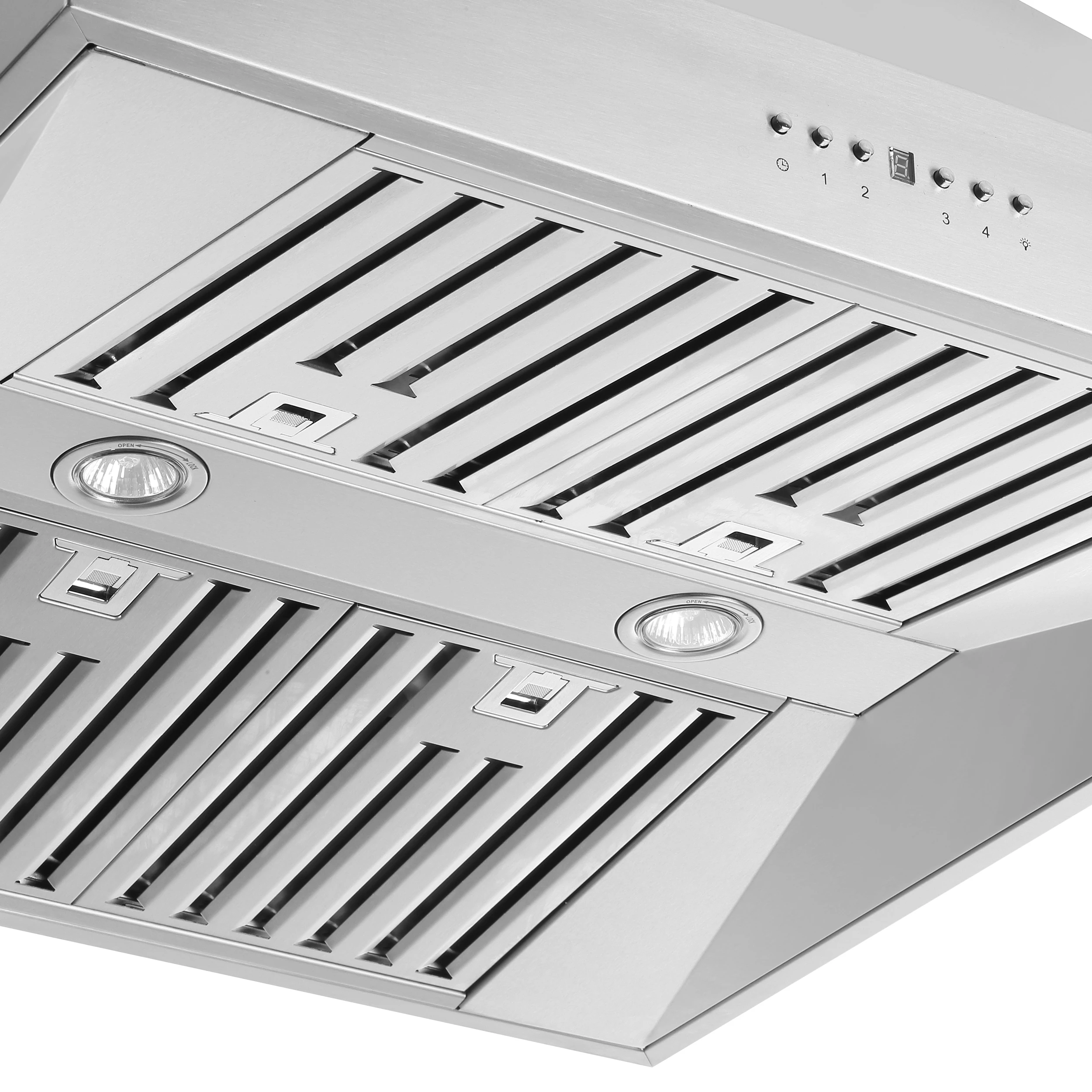 Coppito 30-Inch Island Range Hood, , LED Lighting, Adjustable Fan Speeds FRHIS512930