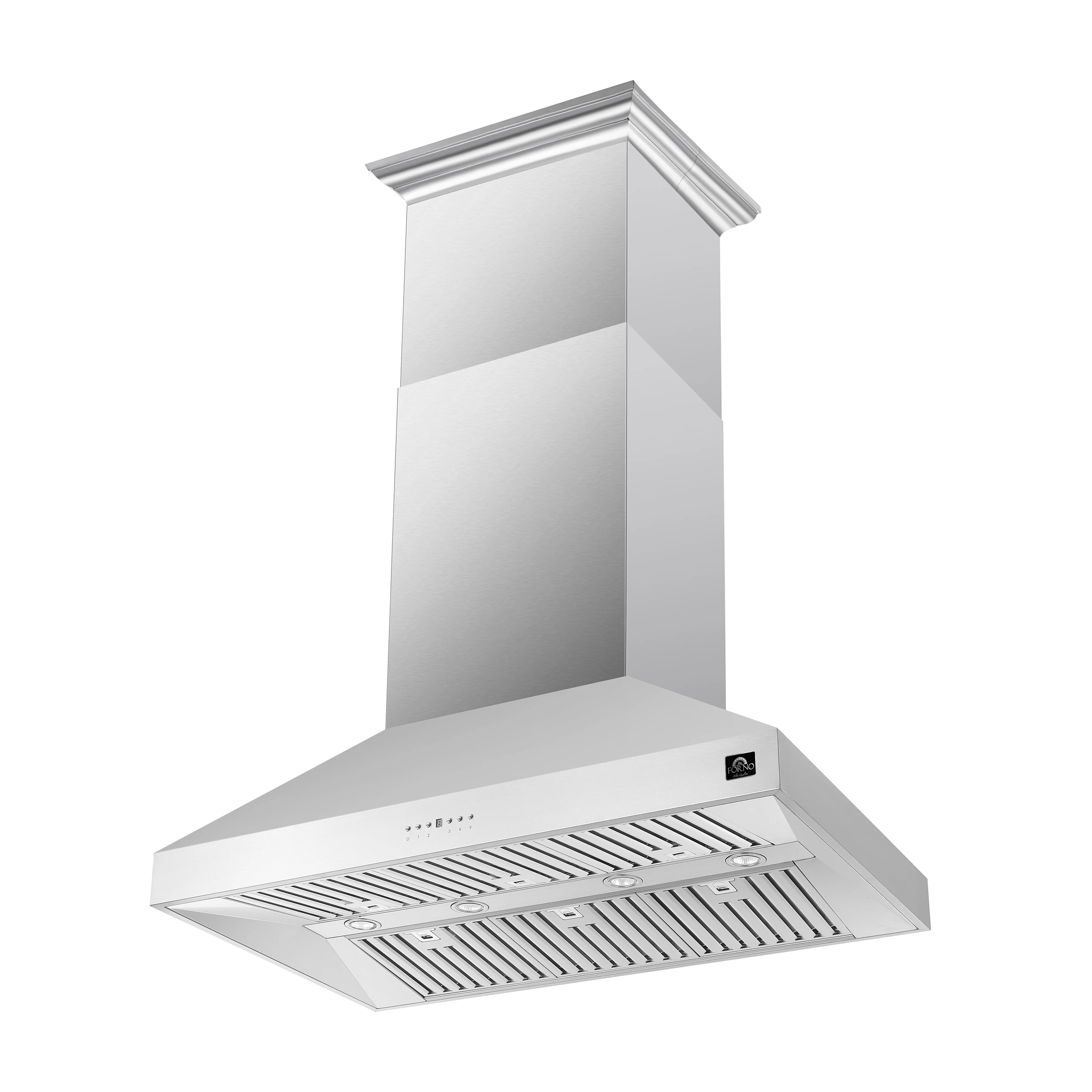 Coppito 48-Inch Island Range Hood, , LED Lighting, Adjustable Fan Speeds FRHIS512948