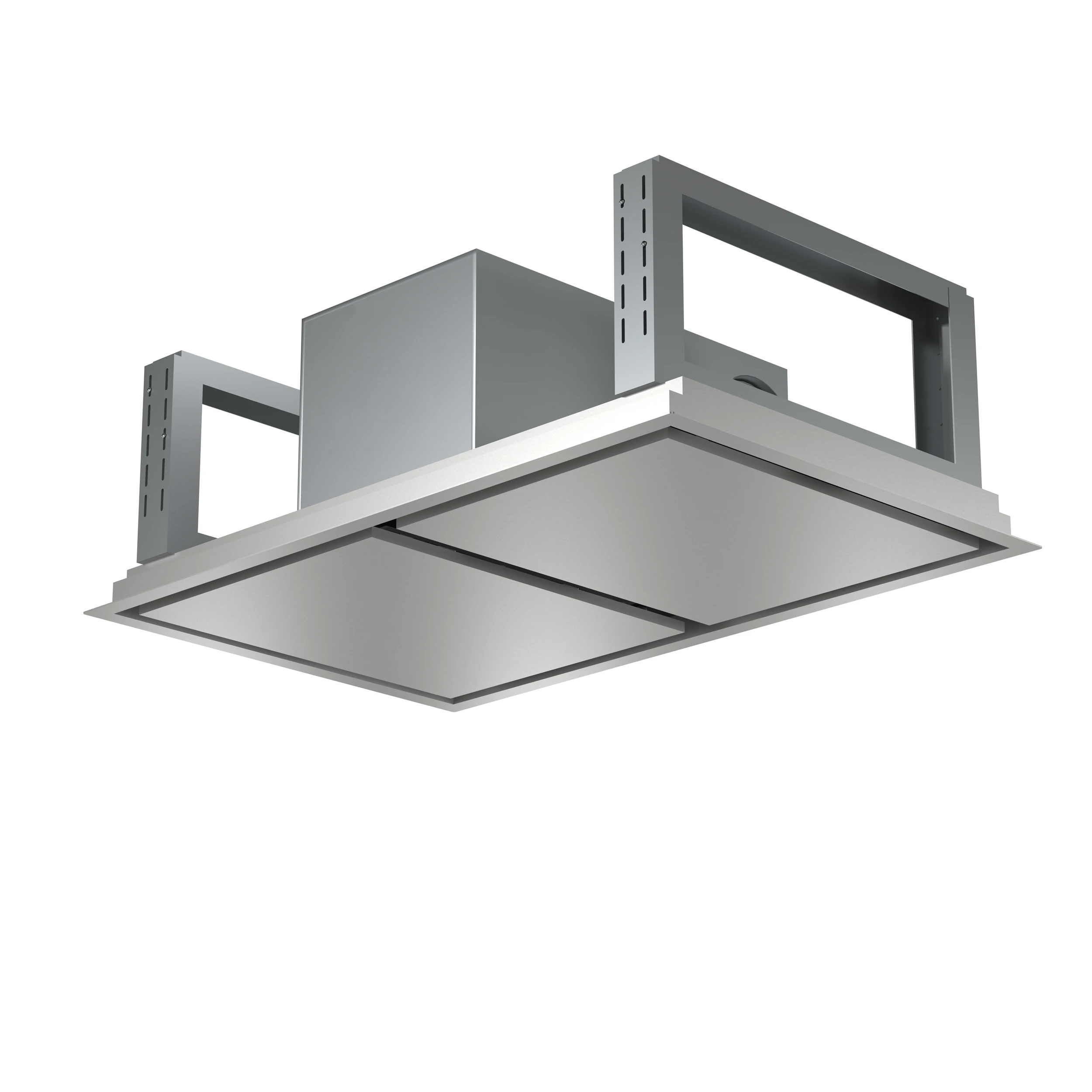 Arezzo 44-Inch Recessed Ceiling Range Hood, Dual Motors, 1200 CFM, Hybrid Filters, Remote Control FRHRE531244