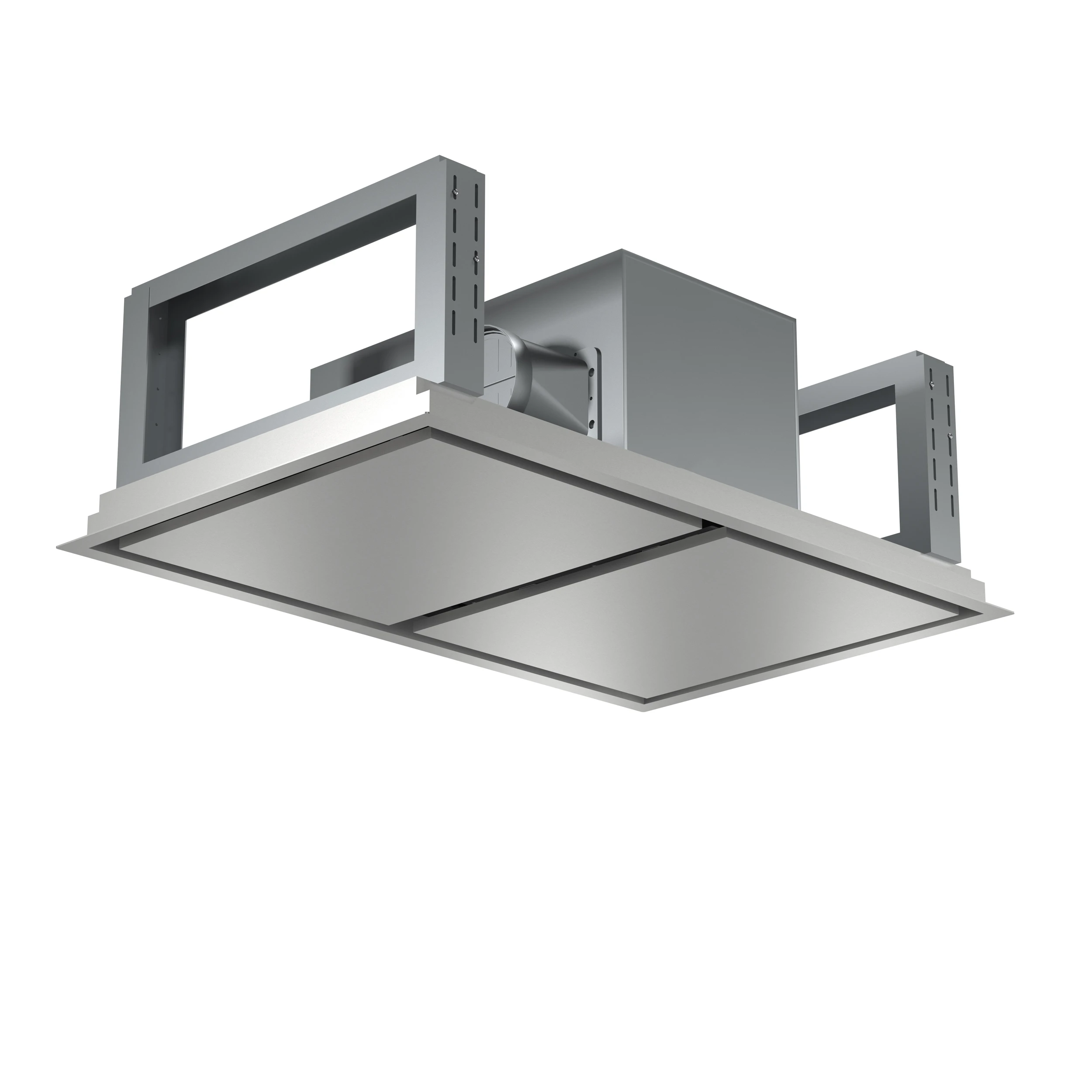 Arezzo 44-Inch Recessed Ceiling Range Hood, Dual Motors, 1200 CFM, Hybrid Filters, Remote Control FRHRE531244