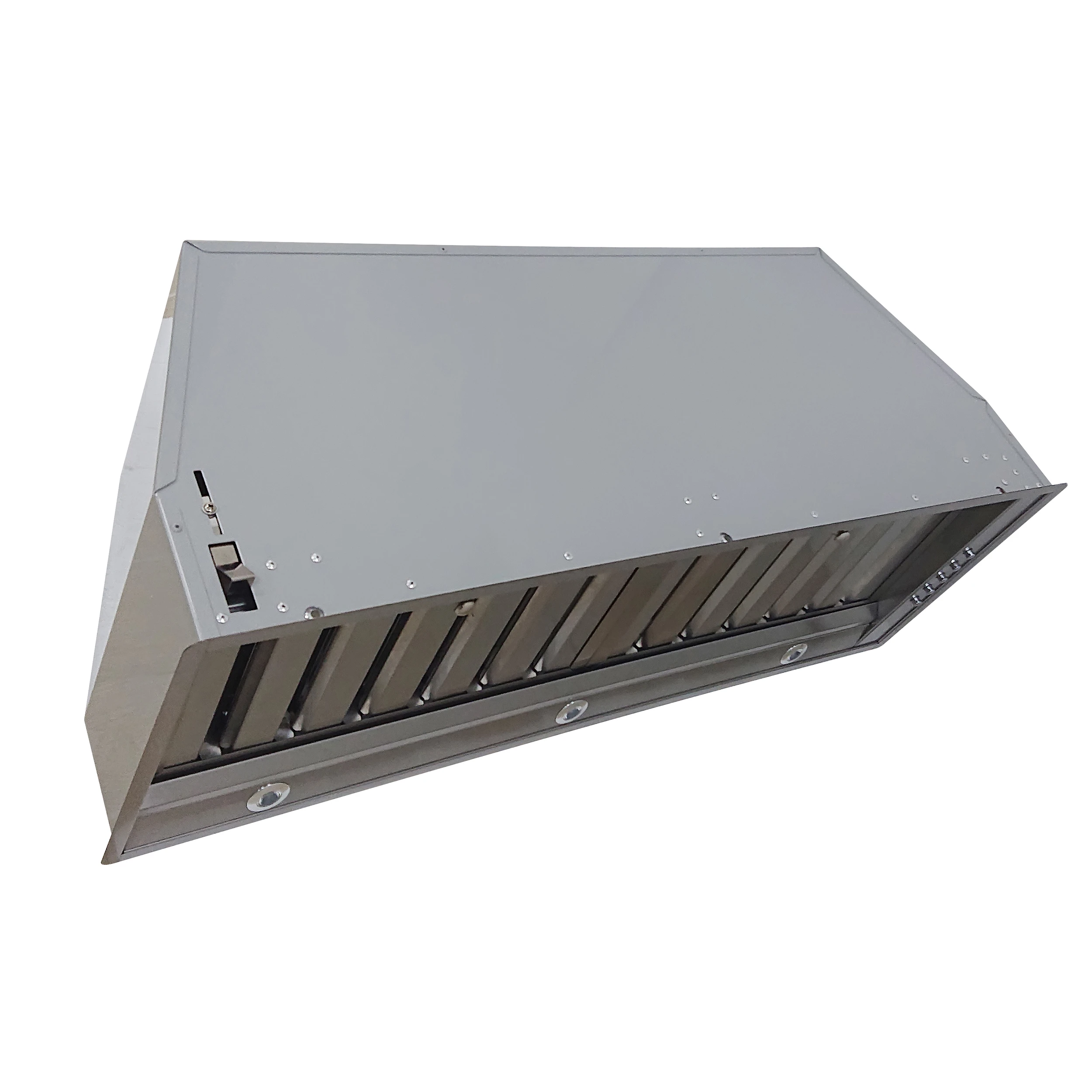 Frassanito 36-Inch Recessed Range Hood, 450 CFM, Stainless Steel Baffle Filters, LED Lighting FRHRE534636