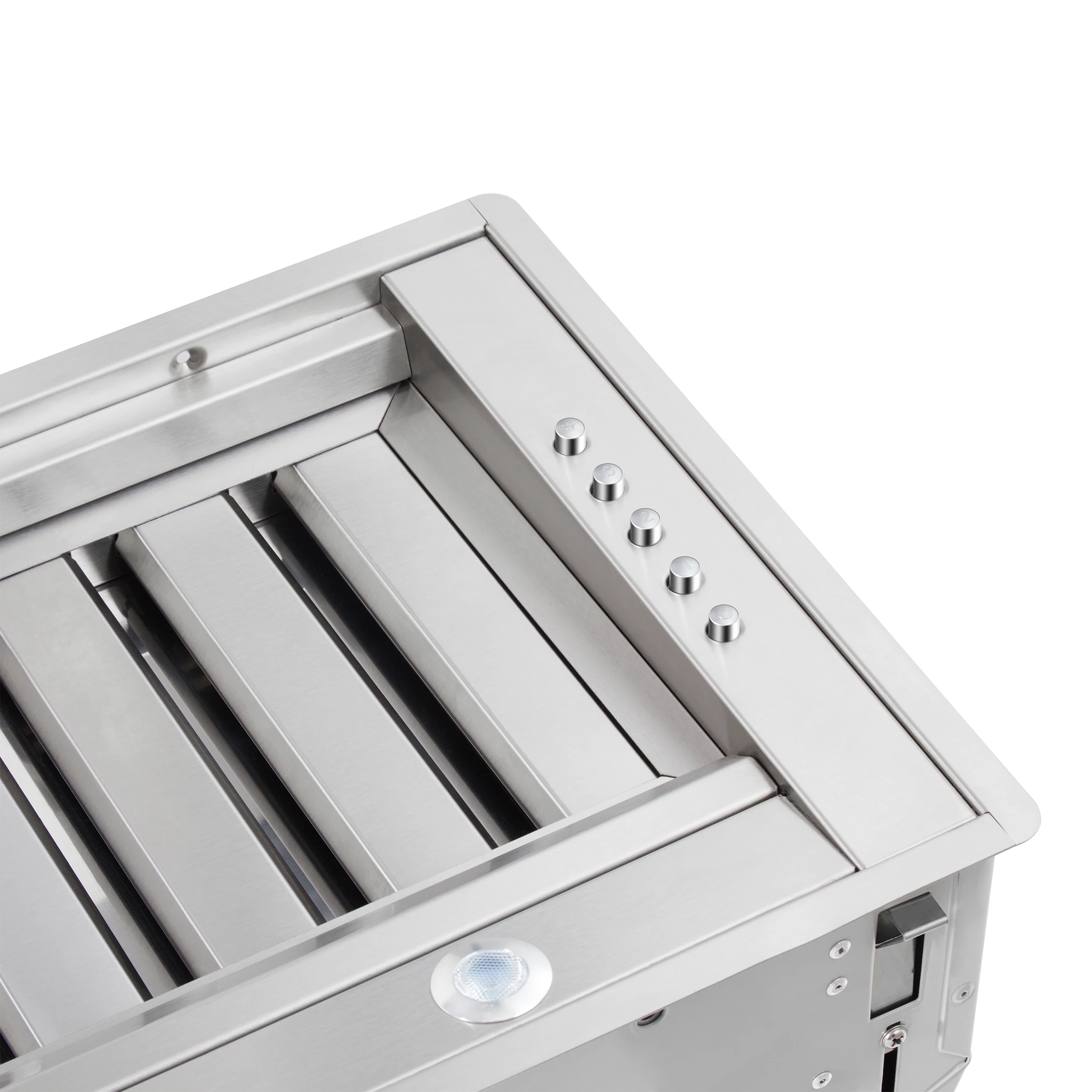 Frassanito 48-Inch Recessed Range Hood, Baffle Filters, LED Lighting FRHRE534648