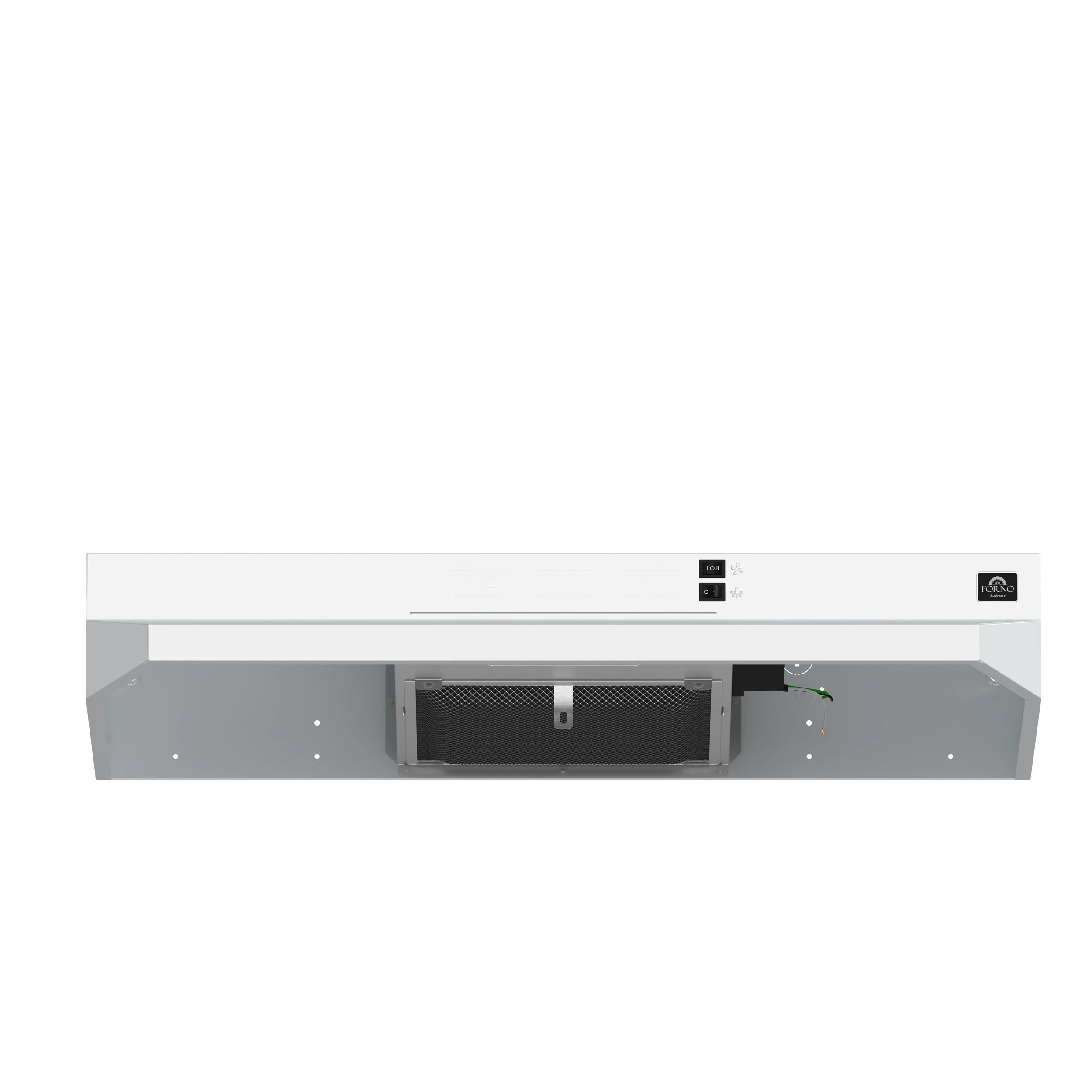 Cappa 30-Inch Under Cabinet Range Hood, , 200 CFM, Convertible, LED Lighting FRHUC520030WHT