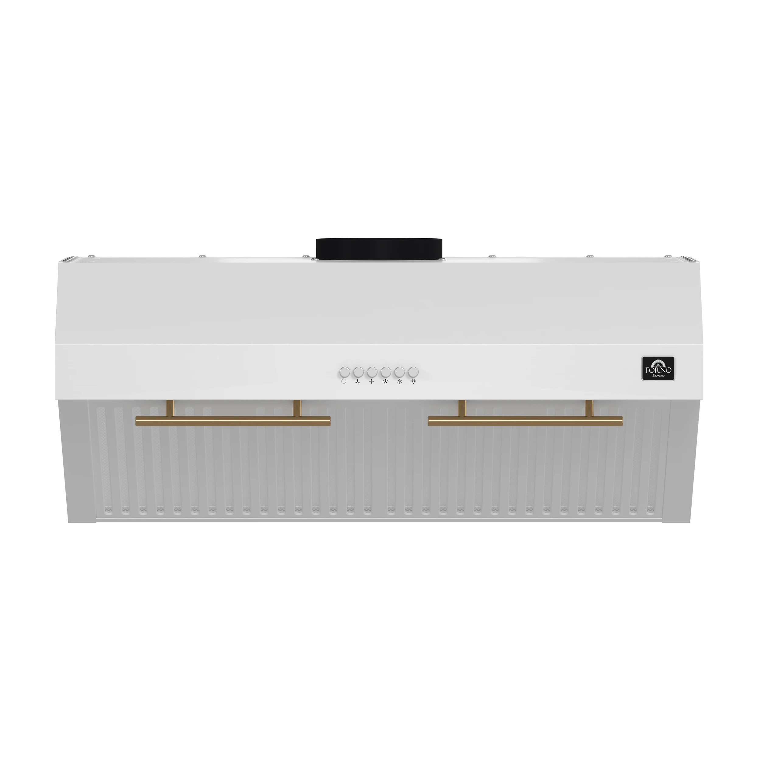 Bari Espresso 30-Inch Under Cabinet Range Hood, , 600 CFM, LED Lighting, Dishwasher-Safe Baffle Filters, 3-Speed Fan Control FRHUC525530WHT
