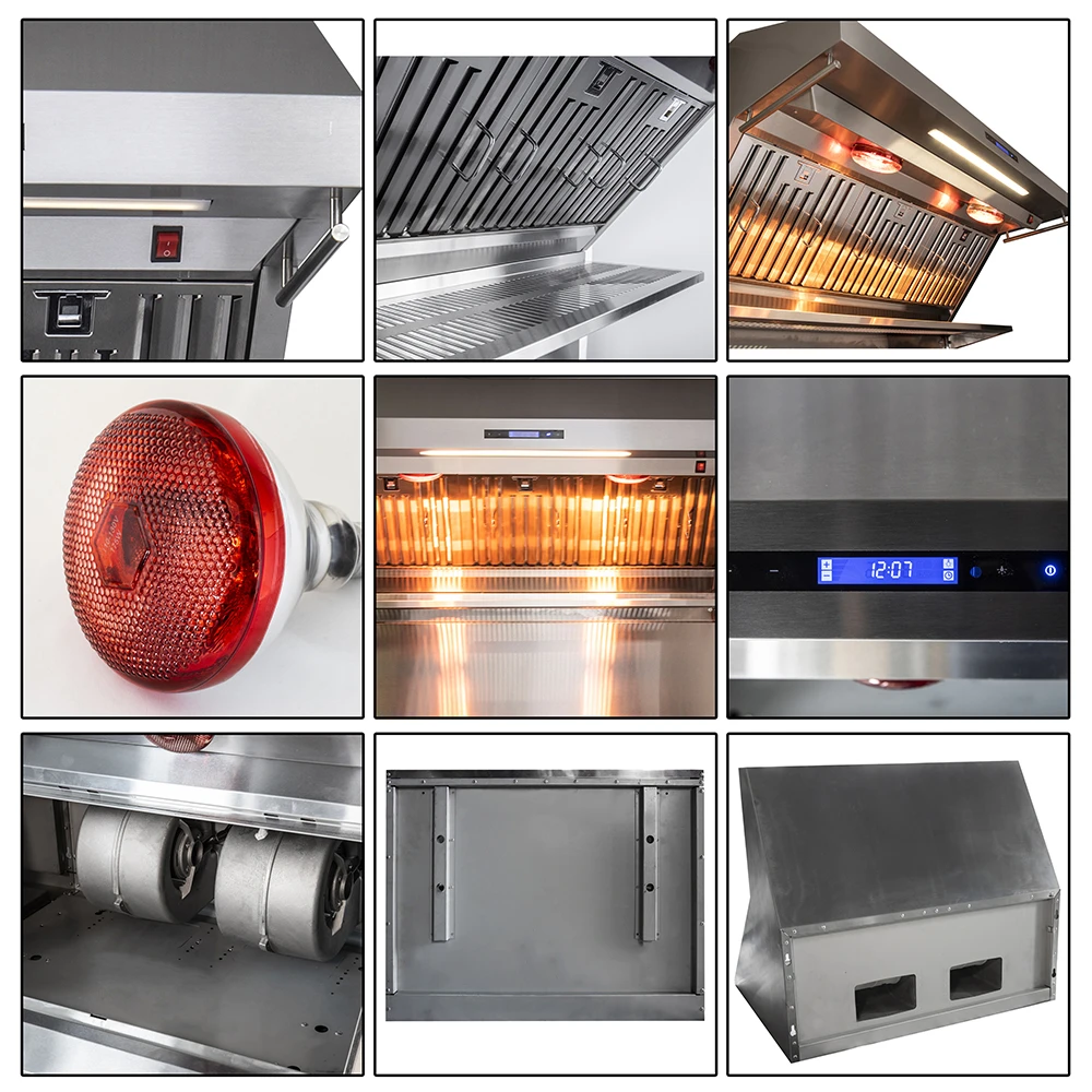 Savona 48-Inch Wall Mount Range Hood, Baffle Filters, Backsplash Included FRHWM502948