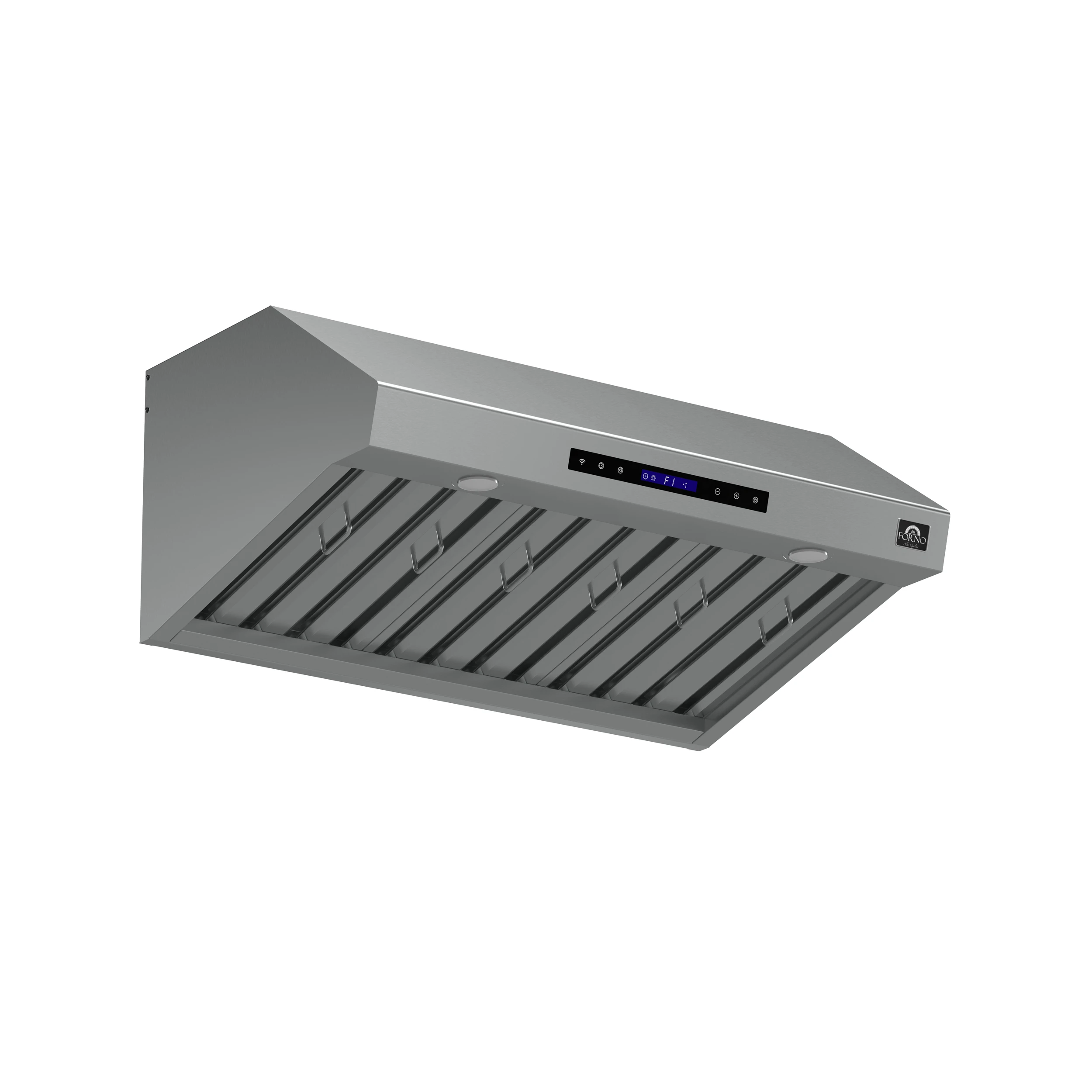 Palazzo 36-Inch Wall Mounted Range Hood, Stainless Steel, Heavy Duty Baffle Filters, Remote Control FRHWM503036