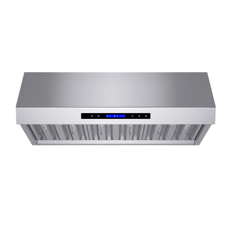 FORNO  Palazzo 36″ Wall Mounted Range Hood Stainless Steel Heavy-Duty Baffle Filters & Remote Control FRHWM503036
