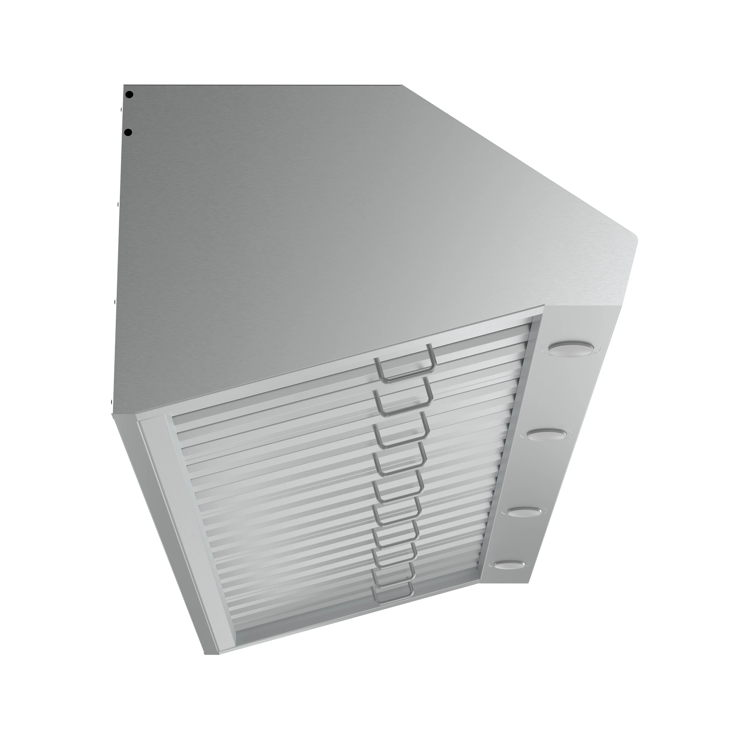 Palazzo 60-Inch Wall Mounted Range Hood, Stainless Steel, Heavy Duty Baffle Filters, Remote Control FRHWM503060