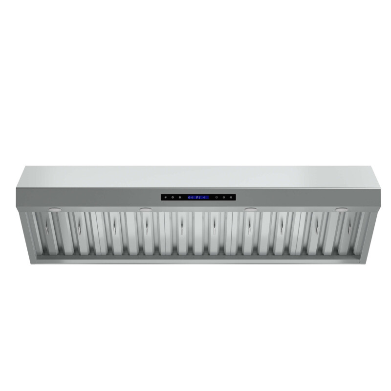 FORNO Palazzo 60″ Wall Mounted Range Hood Stainless Steel Heavy-Duty Baffle Filters & Remote Control FRHWM503060
