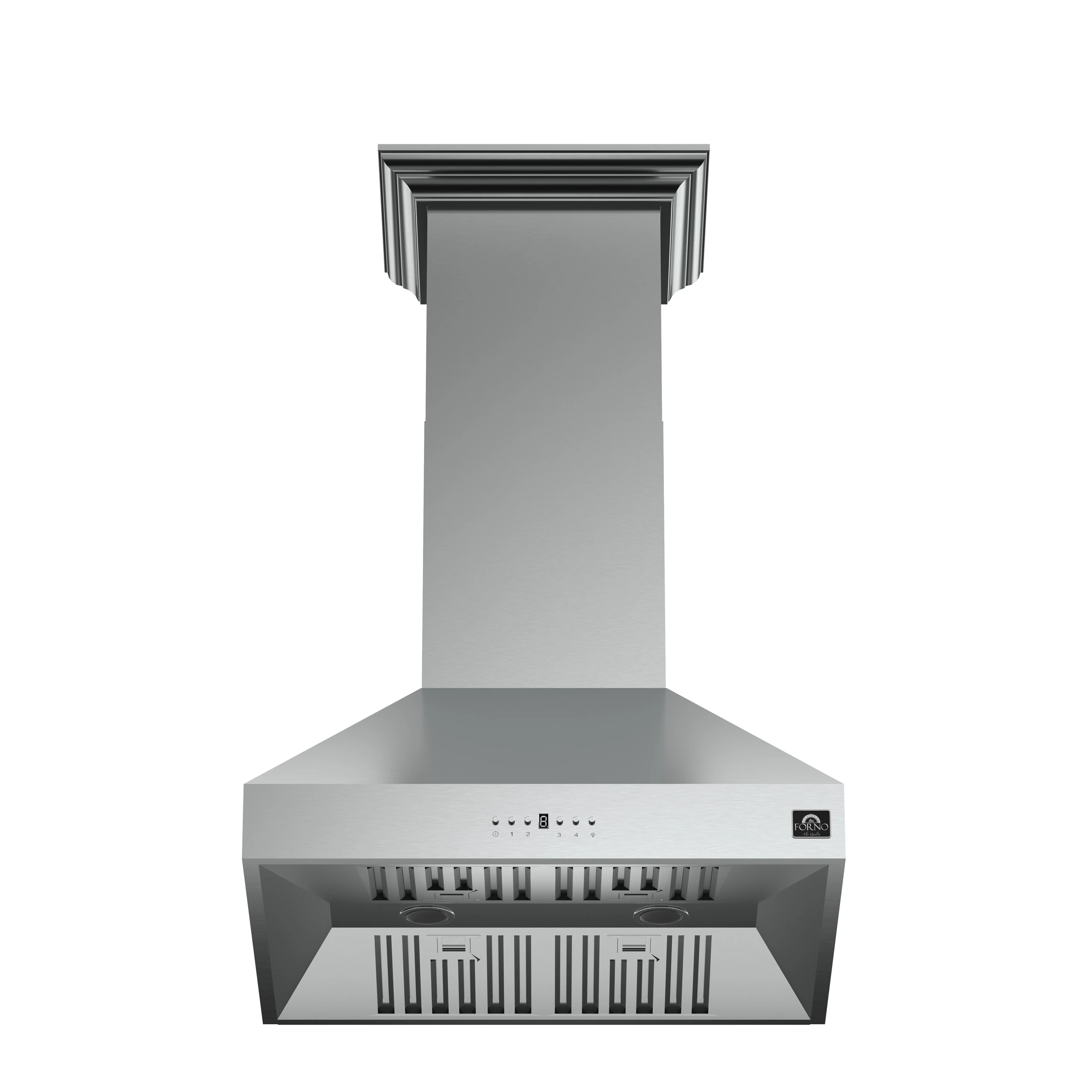 Orvieto 30-Inch Wall Mount Range Hood, LED Lighting, Heavy Duty, FRHWM509430