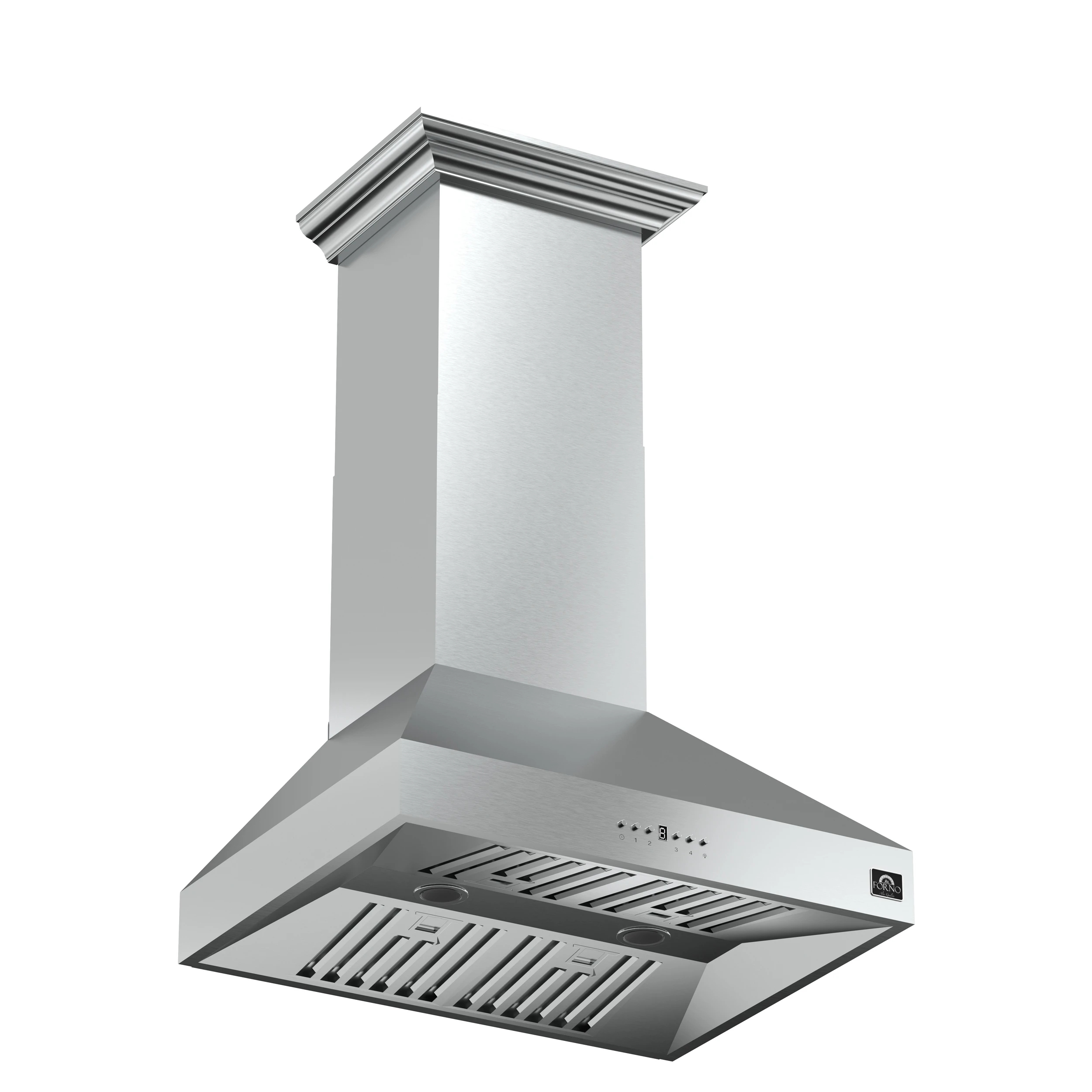 Orvieto 30-Inch Wall Mount Range Hood, LED Lighting, Heavy Duty, FRHWM509430