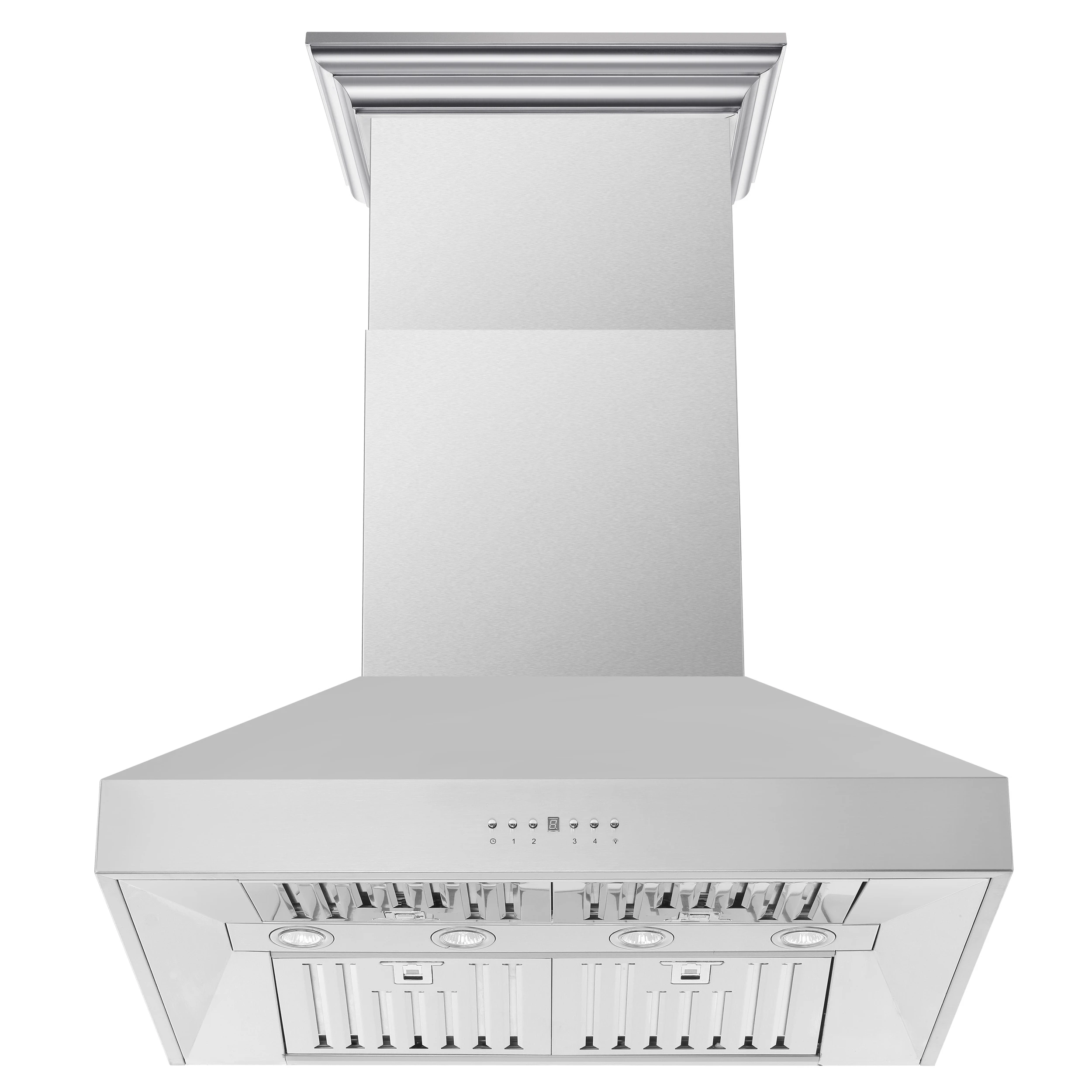 Orvieto 36-Inch Wall Mount Range Hood, LED Lighting, Heavy Duty, FRHWM509436