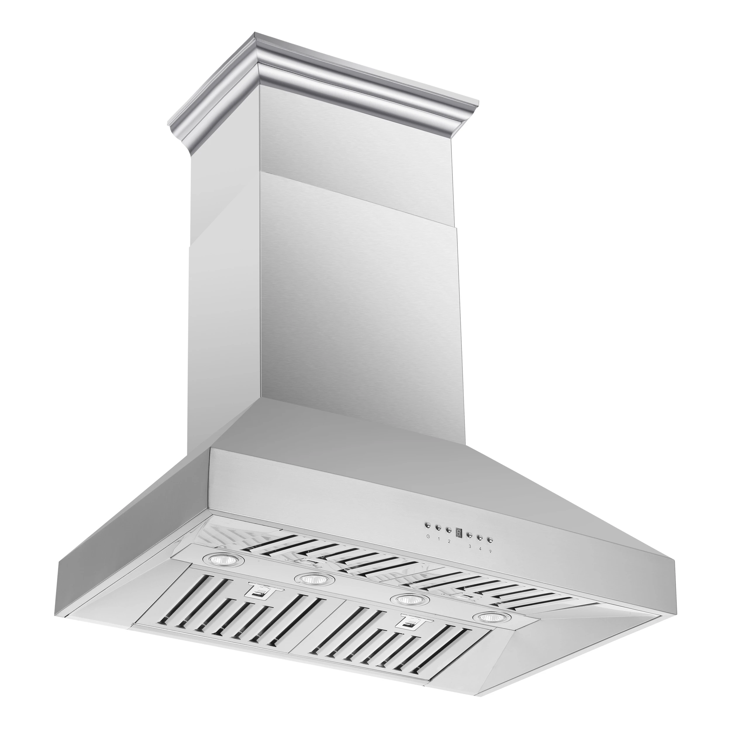 Orvieto 36-Inch Wall Mount Range Hood, LED Lighting, Heavy Duty, FRHWM509436
