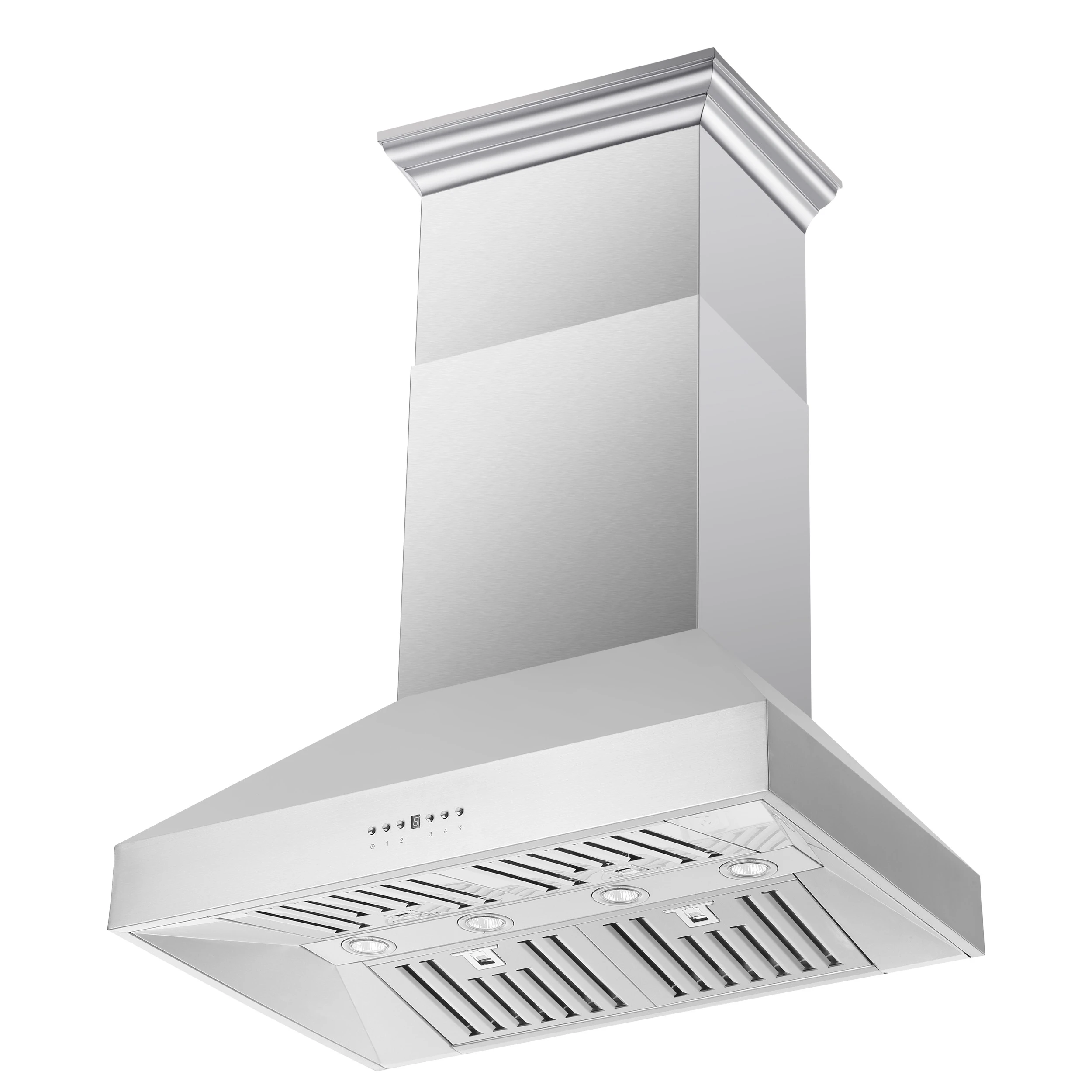 Orvieto 36-Inch Wall Mount Range Hood, LED Lighting, Heavy Duty, FRHWM509436