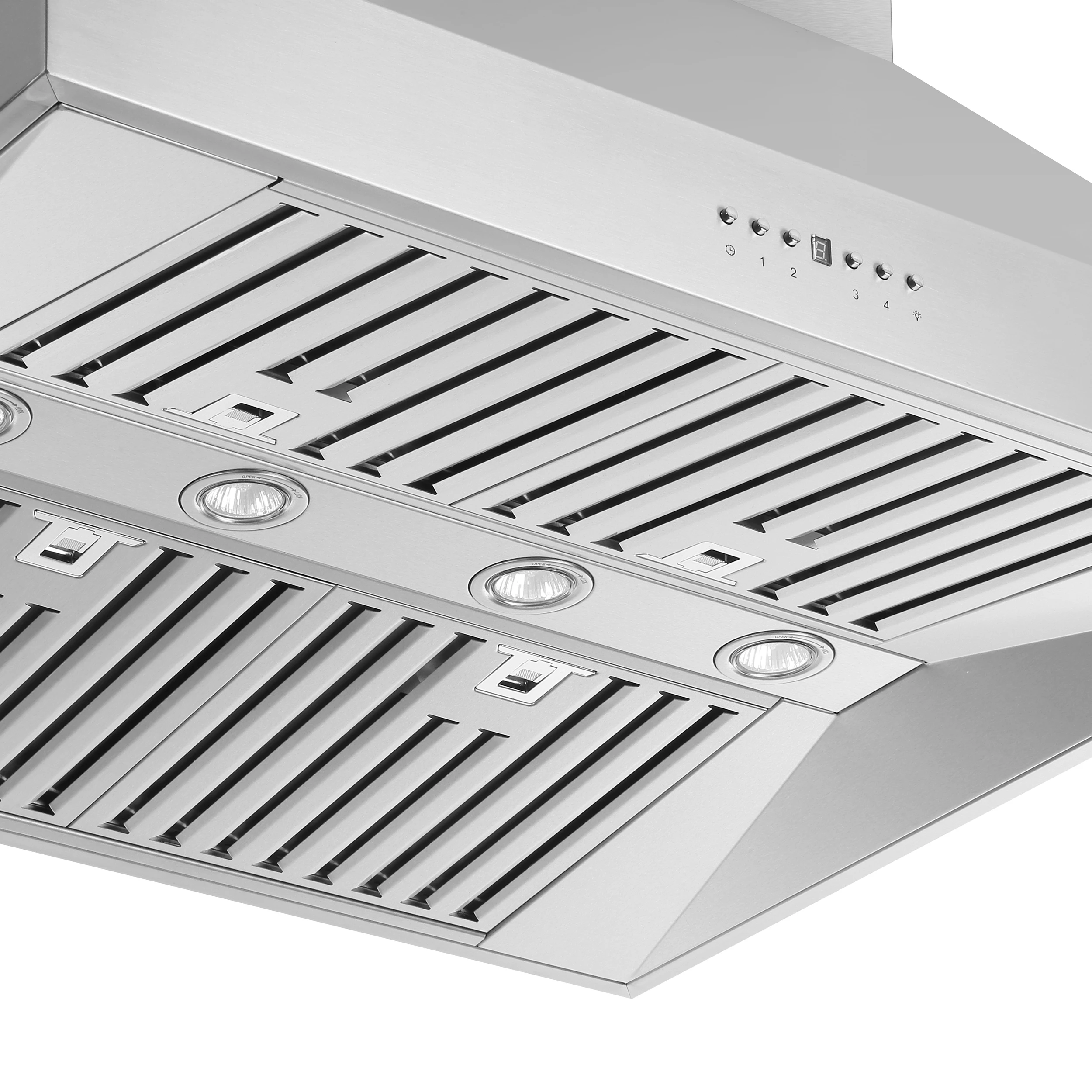 Orvieto 36-Inch Wall Mount Range Hood, LED Lighting, Heavy Duty, FRHWM509436