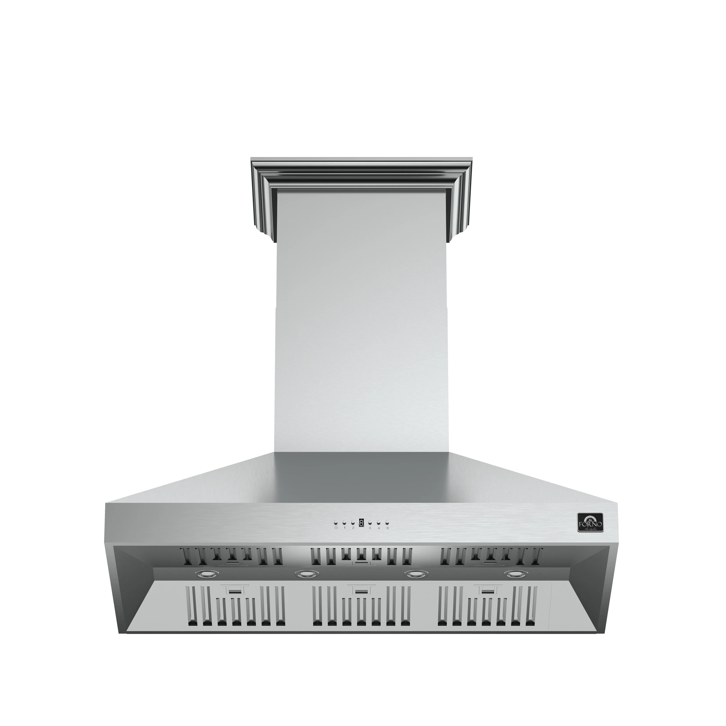 Orvieto 48-Inch Wall Mount Range Hood, LED Lighting, Heavy Duty, FRHWM509448