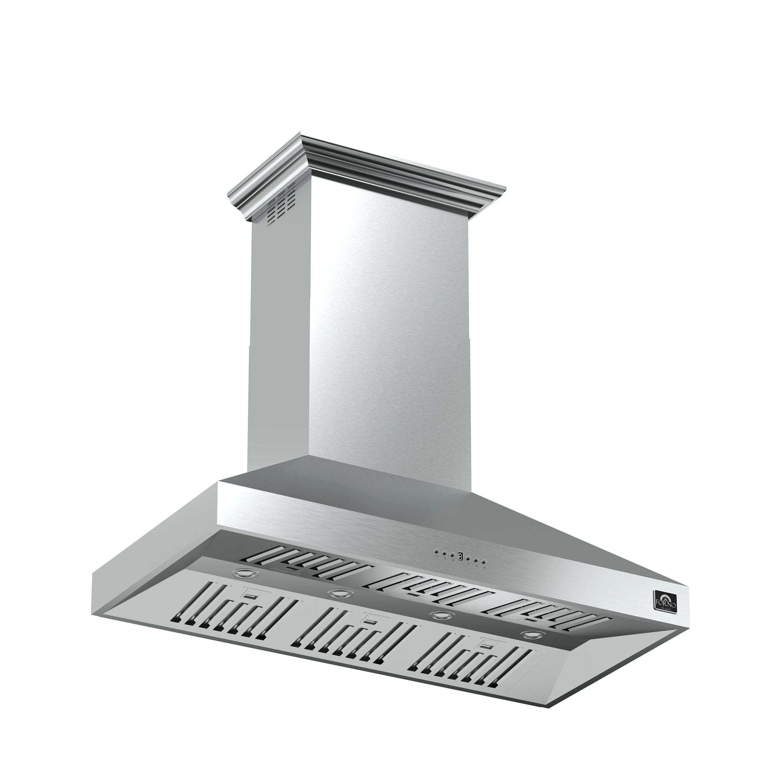 Orvieto 48-Inch Wall Mount Range Hood, LED Lighting, Heavy Duty, FRHWM509448