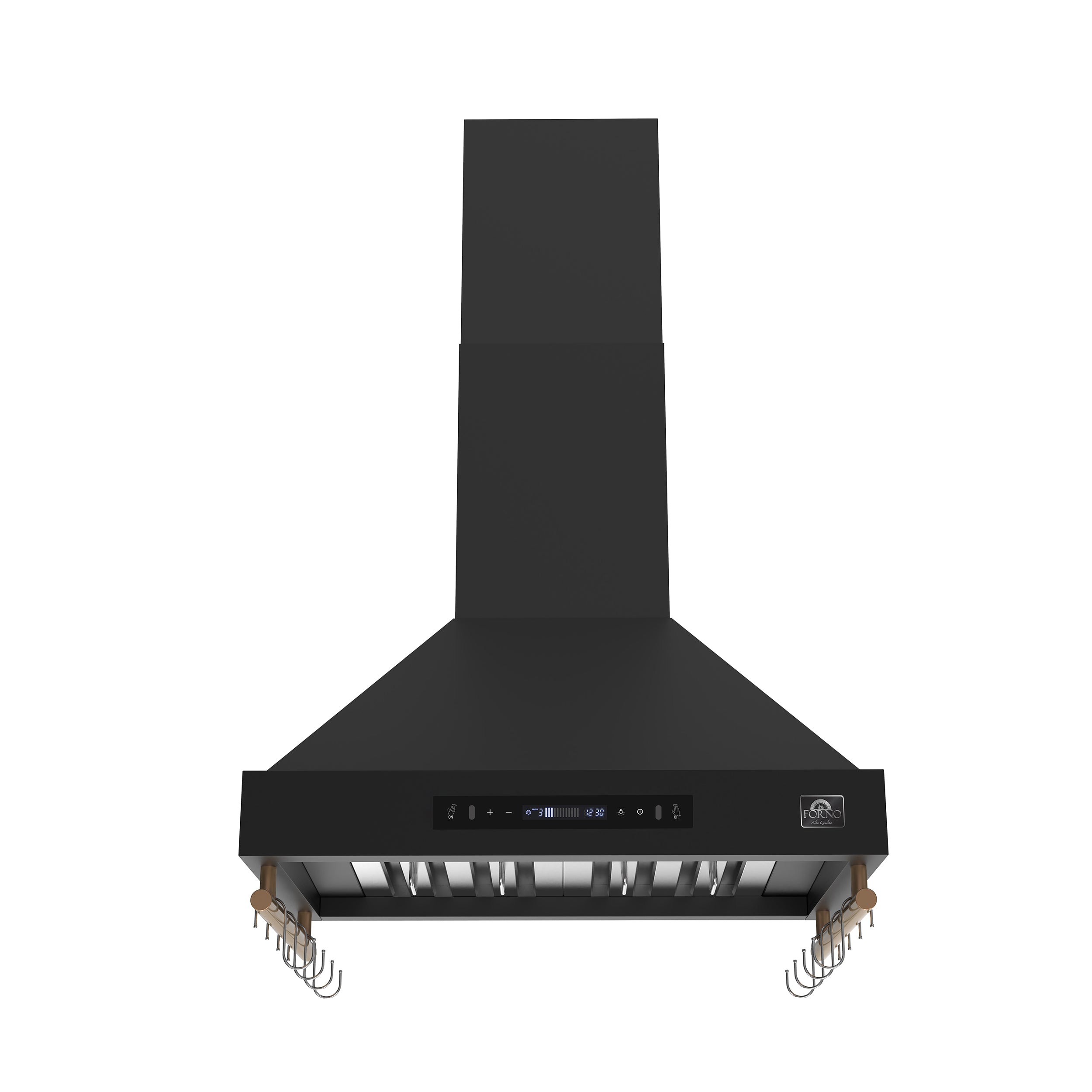 Venezia 30 Inch Wall-Mounted Range Hood in with Touch Controls and Baffle Filters FRHWM550330BLK