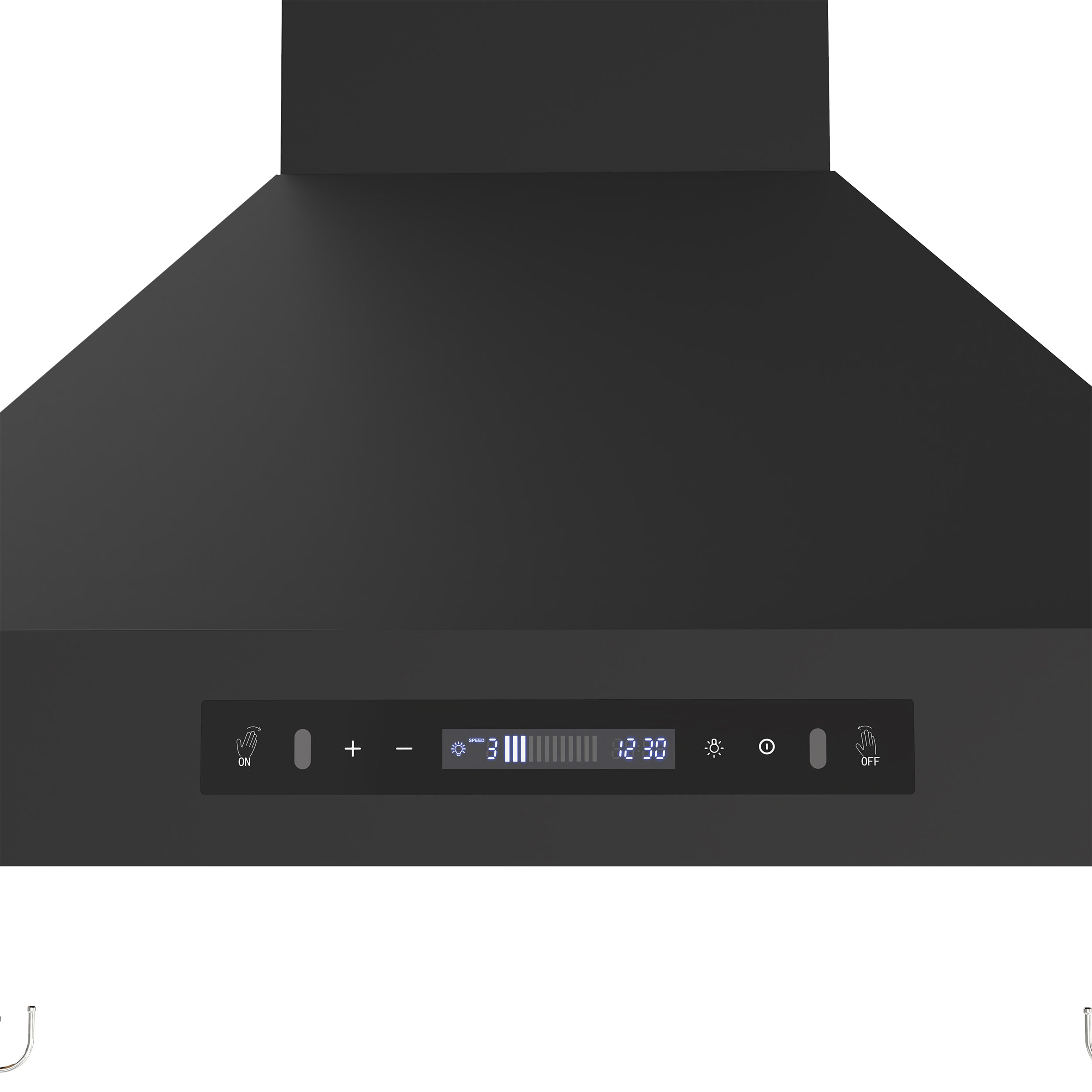 Venezia 30 Inch Wall-Mounted Range Hood in with Touch Controls and Baffle Filters FRHWM550330BLK