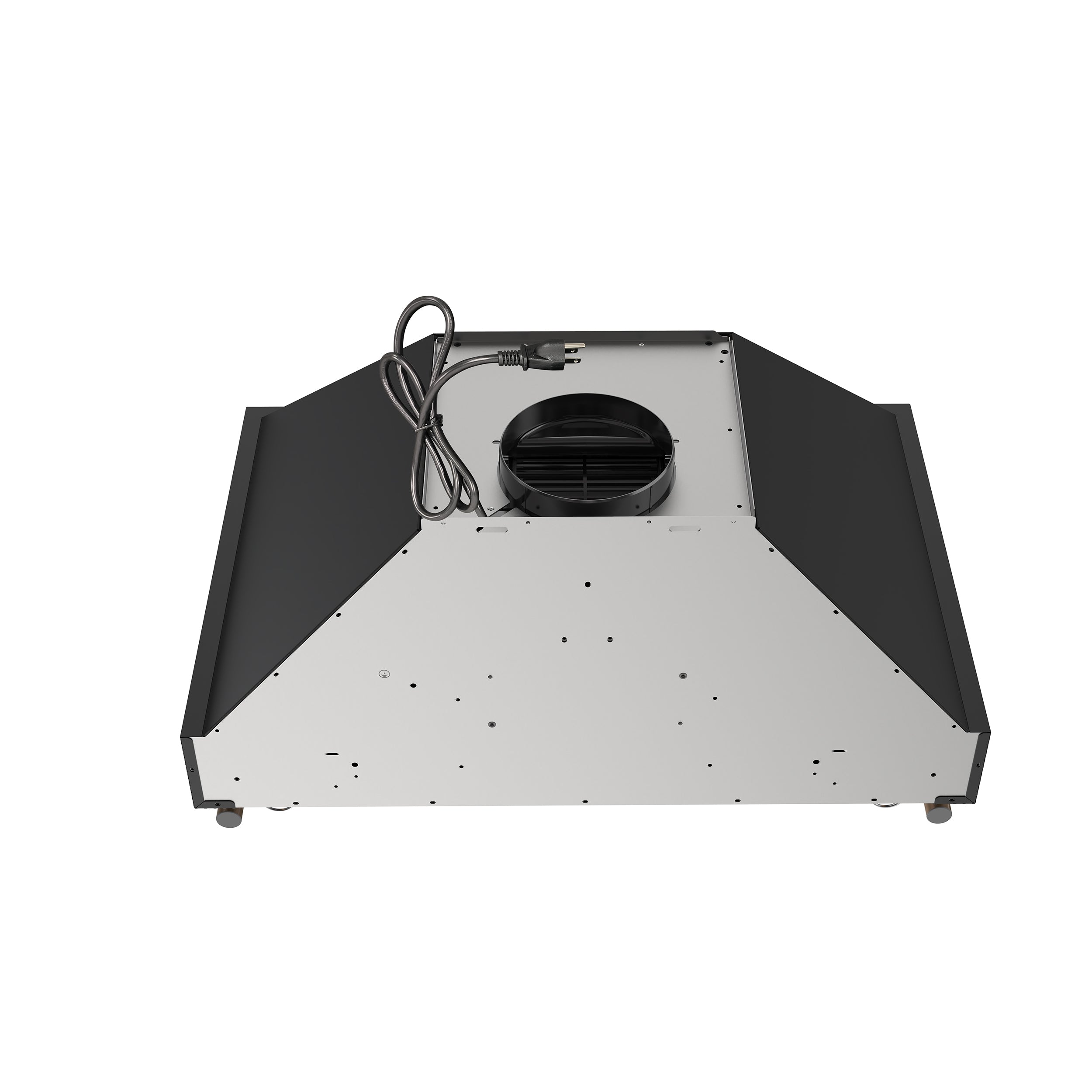 Venezia 30 Inch Wall-Mounted Range Hood in with Touch Controls and Baffle Filters FRHWM550330BLK
