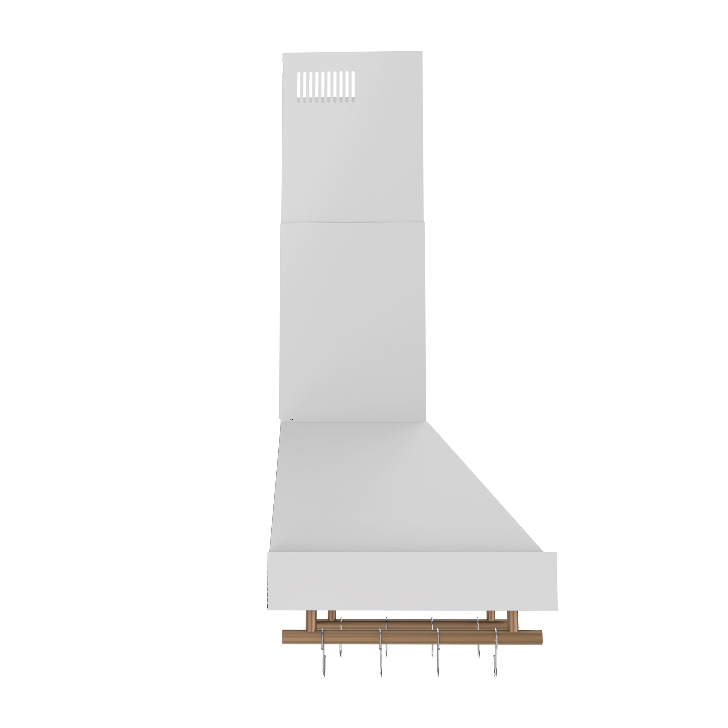 Venezia 36 Inch Wall-Mounted Range Hood in with Touch Controls and Baffle Filters FRHWM550336WHT