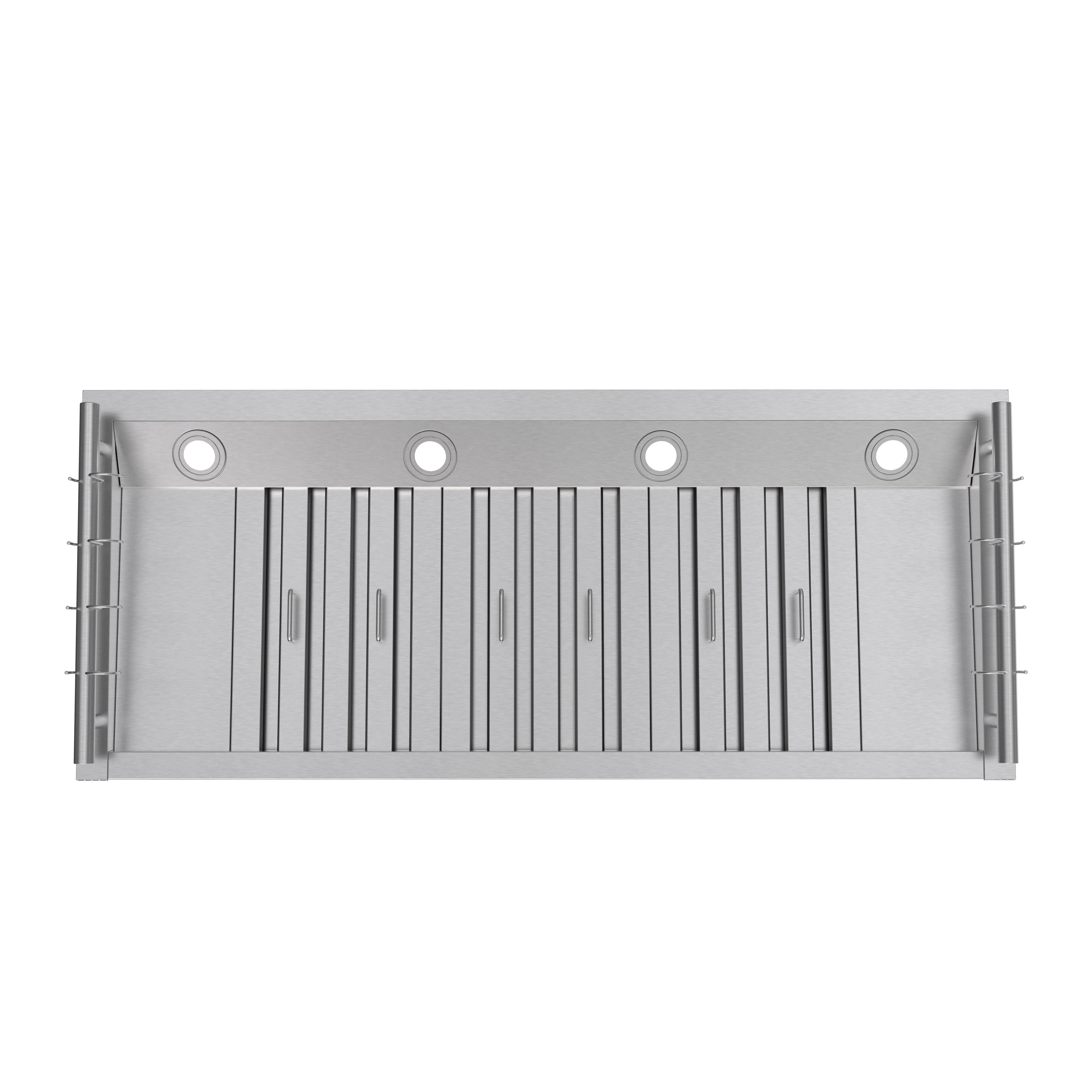 Venezia 48 Inch Wall-Mounted Range Hood with Touch Controls and Baffle Filters FRHWM550348