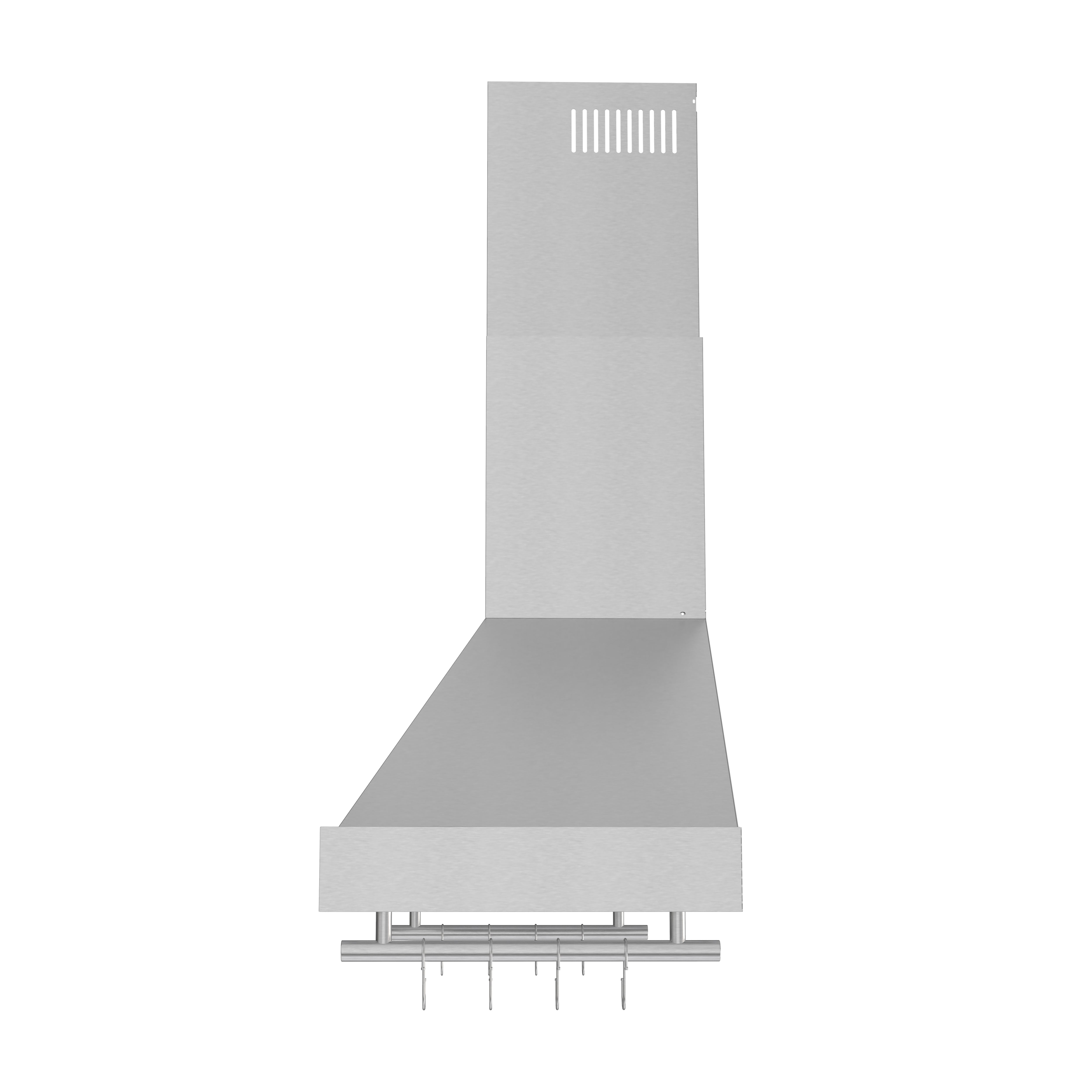 Venezia 48 Inch Wall-Mounted Range Hood in with Antique Brass Accessories, Touch Controls and Baffle Filters FRHWM550348WHT