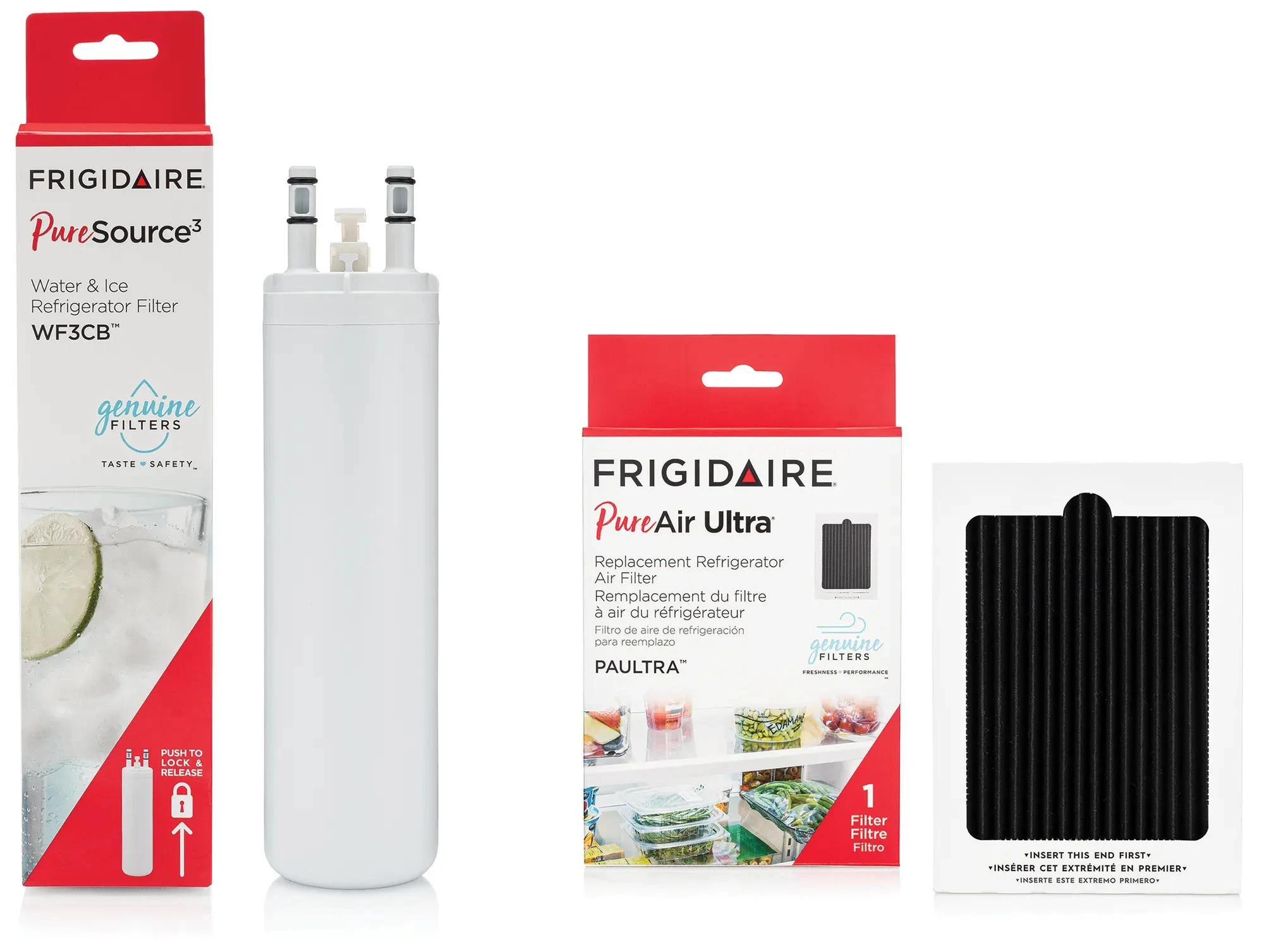 WF3CB and PAULTRA Water and Air Filter Combo Kit FRIGCOMBO3