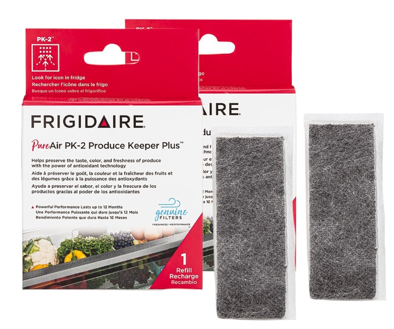 FPPWFU02, FRGPAAF2, and (2) FRPAPK2RF Water and Air Filter Combo Kit with Produce Keeper Plus view 4