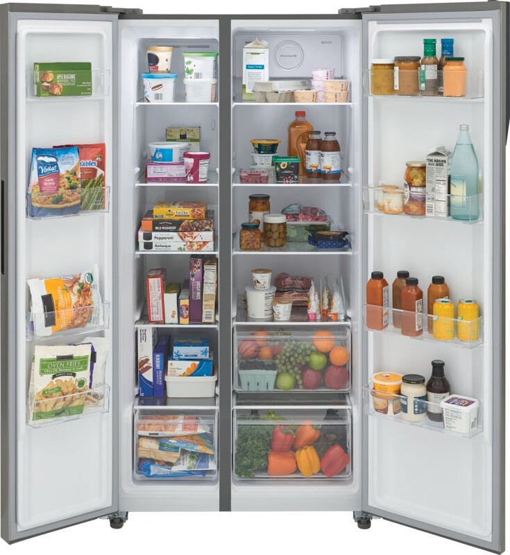 21 Cu. Ft. 36" Counter-Depth Side-by-Side Refrigerator FRSG2115AV, product image 2 of 10
