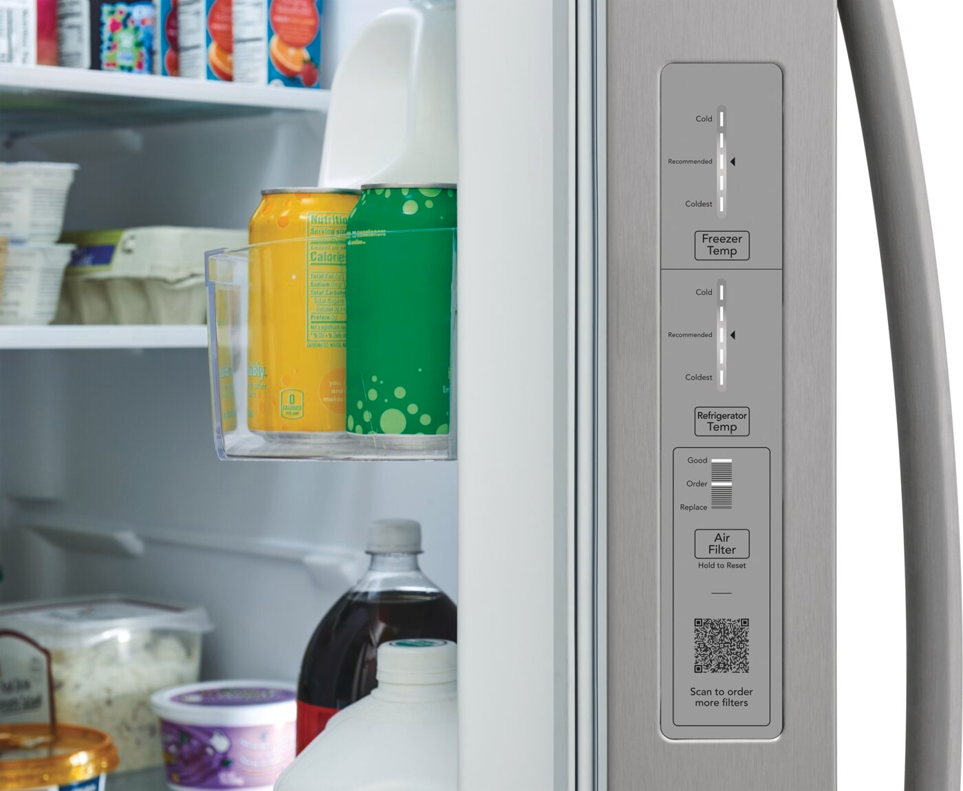 26 Cu. Ft. 36" Standard-Depth Side-by-Side Refrigerator view 4
