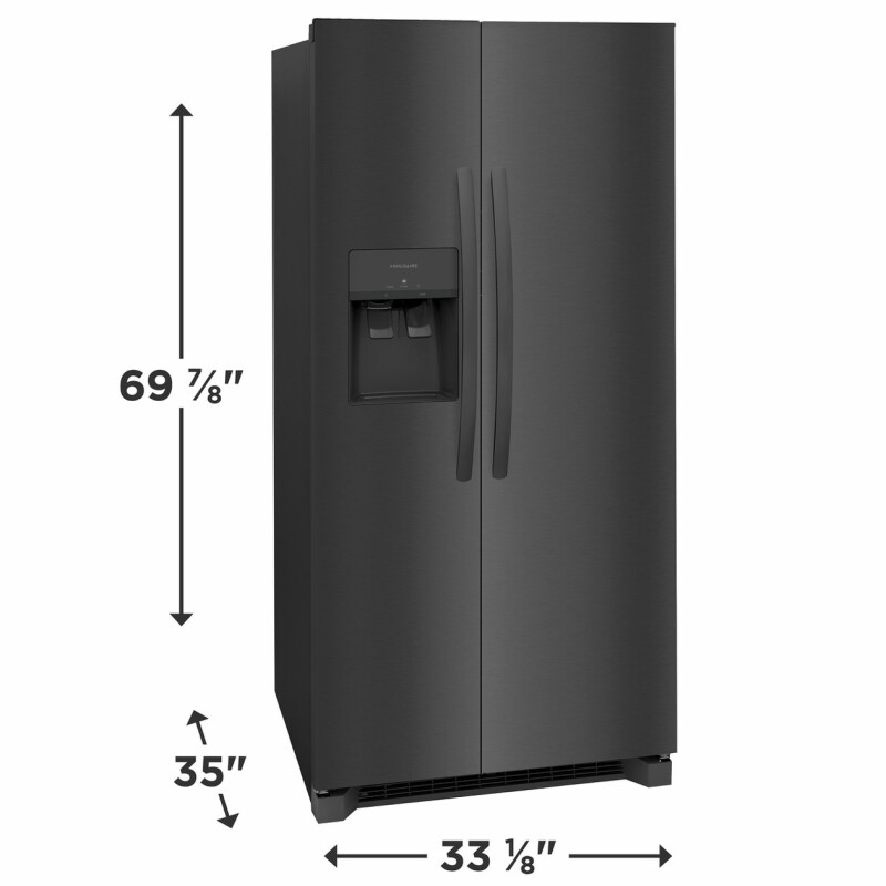 22.3 Cu. Ft. 33" Standard Depth Side by Side Refrigerator view 2
