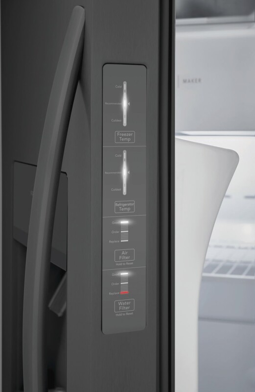 25.6 Cu. Ft. 36" Standard Depth Side by Side Refrigerator view 3