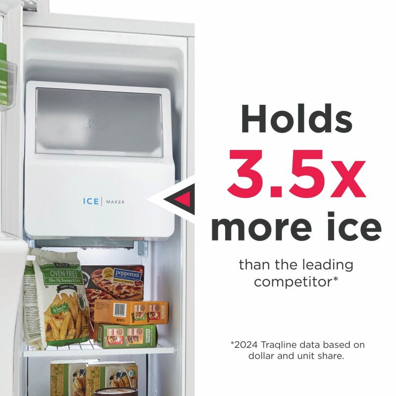 25.6 Cu. Ft. 36" Standard Depth Side by Side Refrigerator view 11