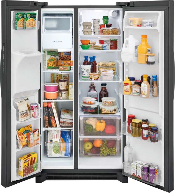 25.6 Cu. Ft. 36" Standard Depth Side by Side Refrigerator view 12