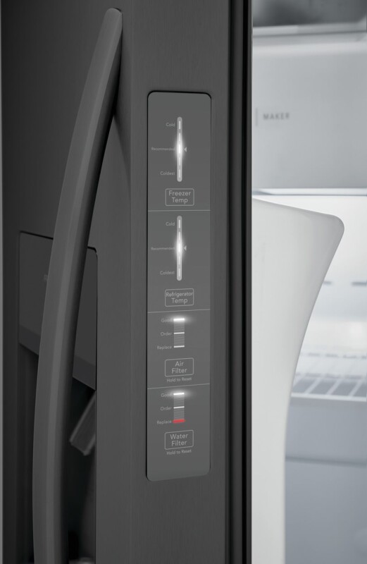 25.6 Cu. Ft. 36" Standard Depth Side by Side Refrigerator view 8