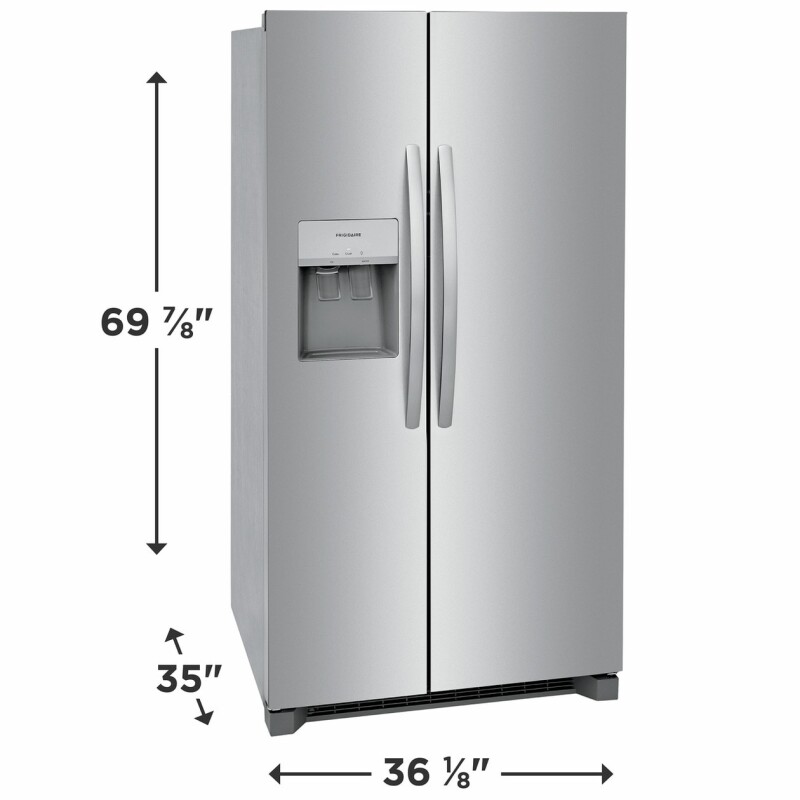 25.6 Cu. Ft. 36" Standard Depth Side by Side Refrigerator view 11