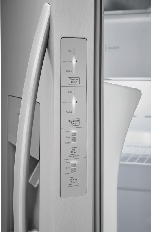 26 Cu. Ft. 36” Standard-Depth Side-by-Side Refrigerator with Free Additional Water and Ice Filter FRSS2623ASC1