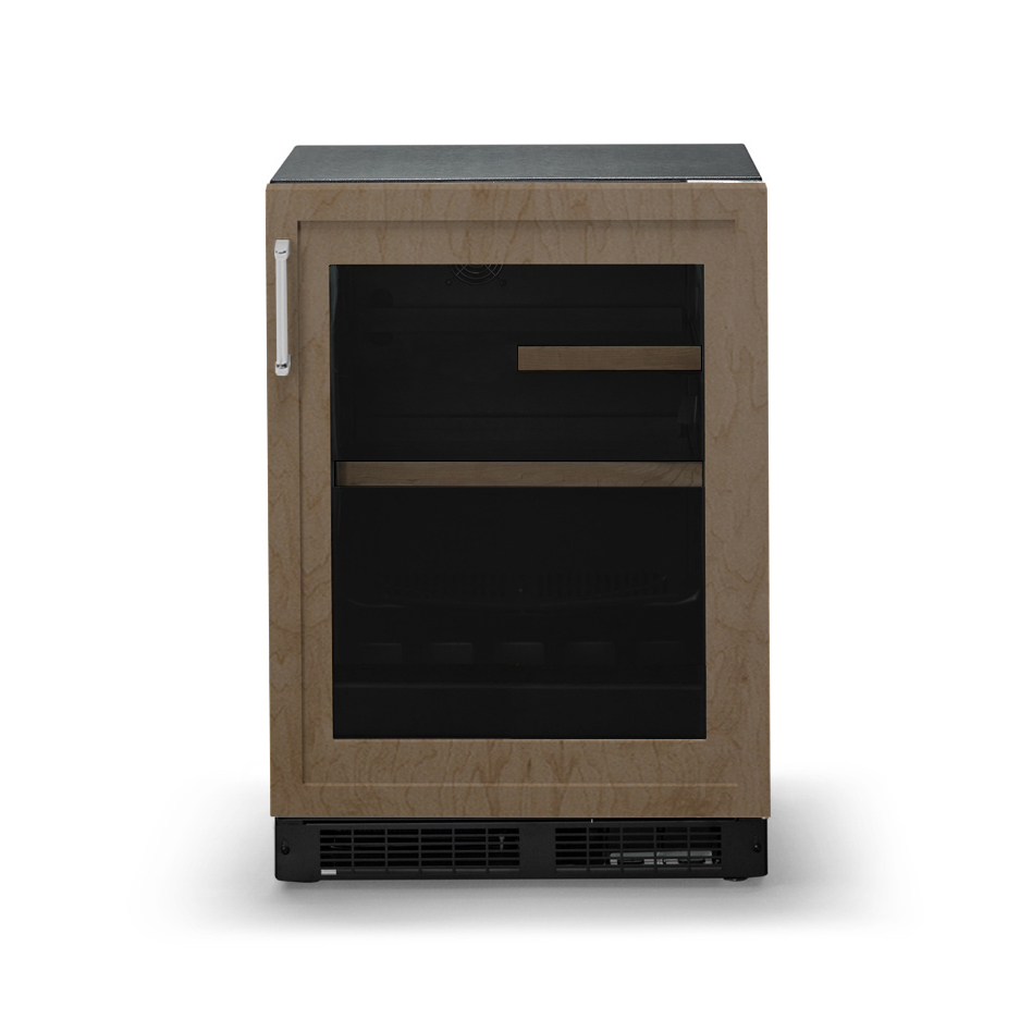 24"W. SS Panel - Glass Door W/Slim Handle CDPUG524SS