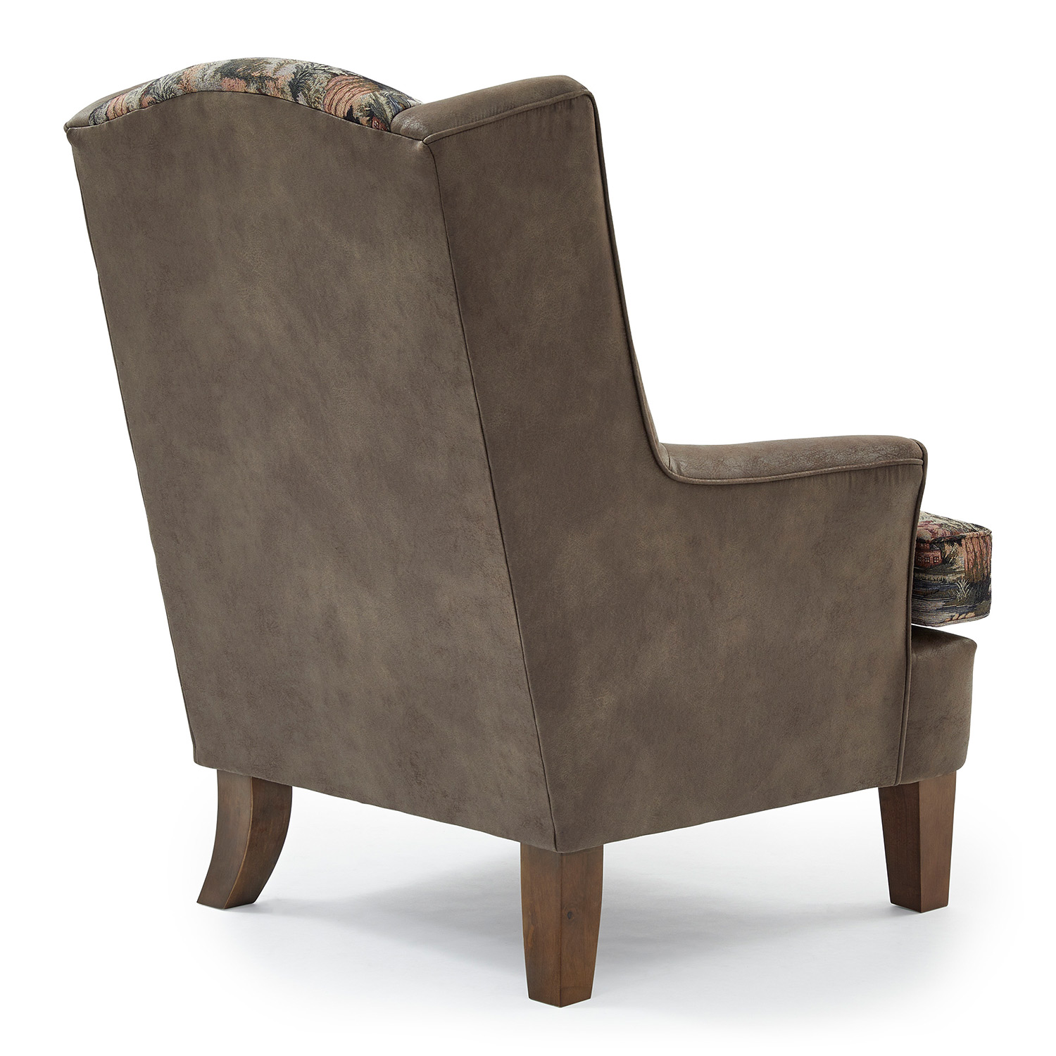 Andrea - Wing Back Chair - Dark Walnut - FS0170DWMFX2 FS0170DWMFX2