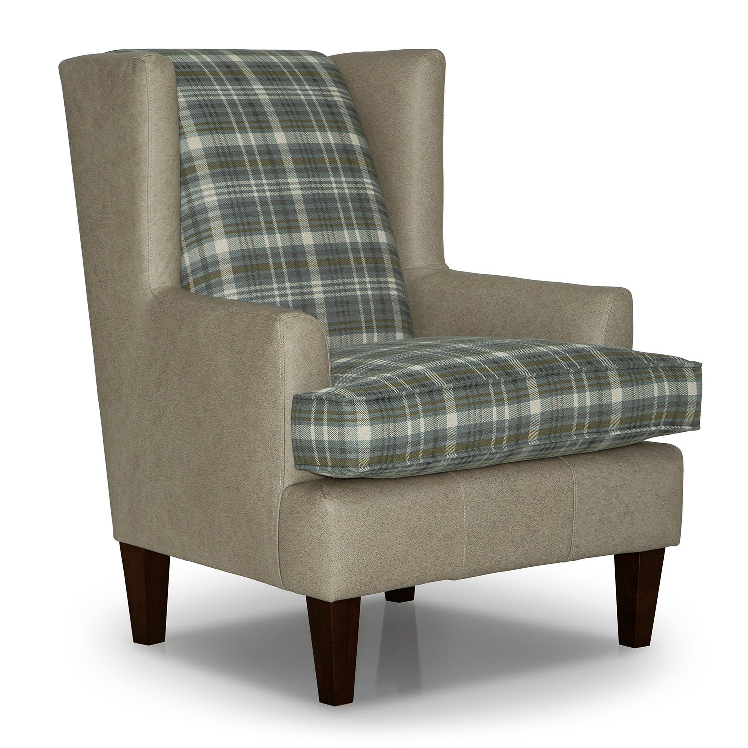 Sterling - Modern Wingback Chair - Dark Walnut - FS2130DWLFP FS2130DWLFP