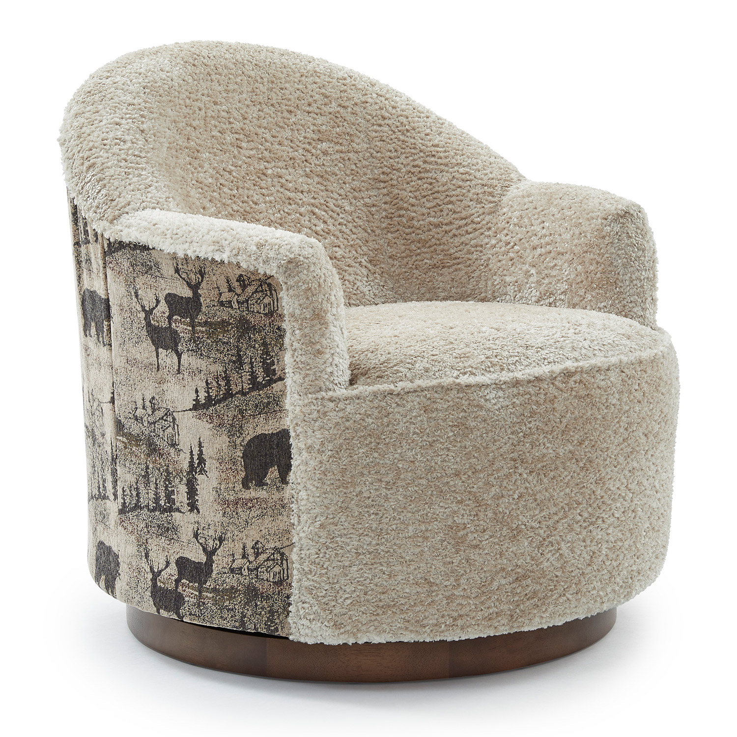 April - Swivel Barrel Chair - FS2138 FS2138
