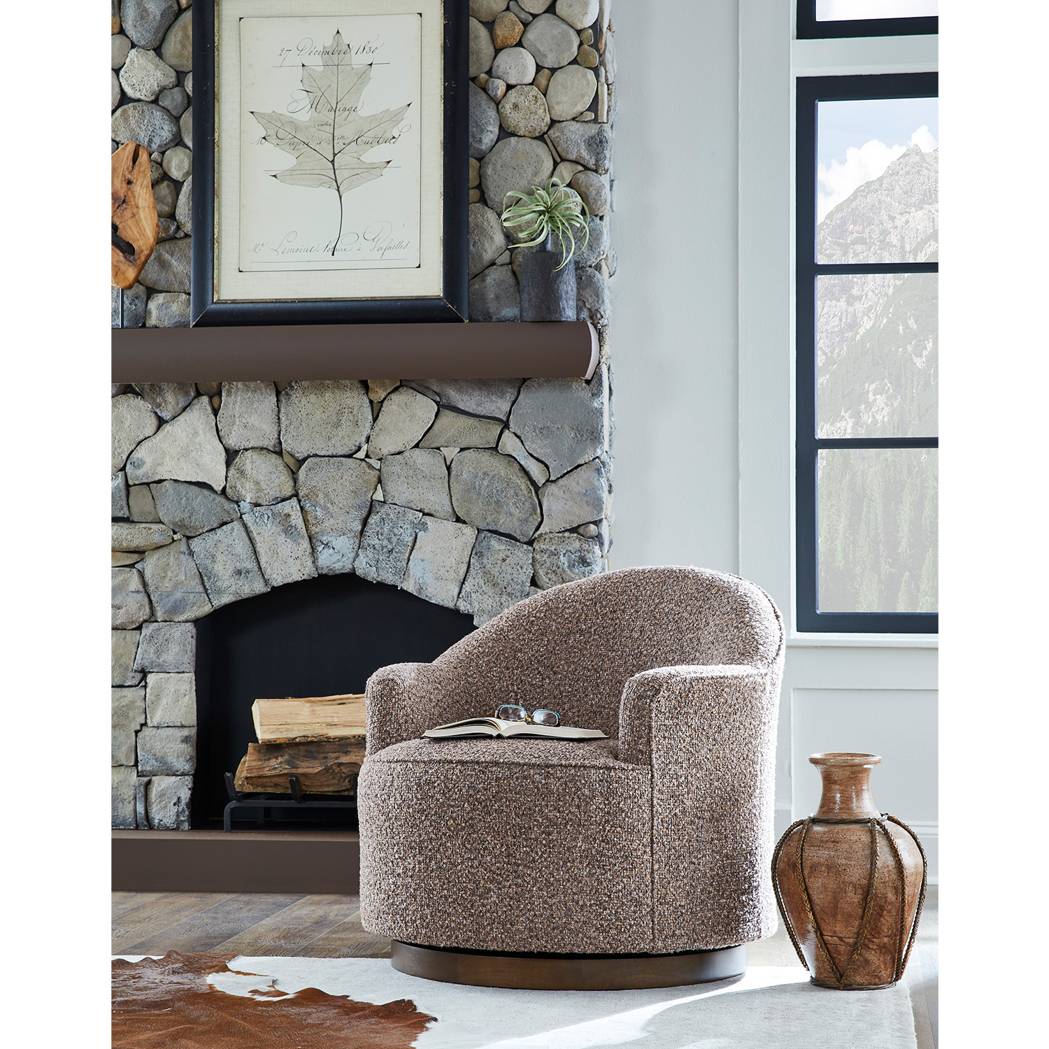 April - Swivel Barrel Chair - FS2138 FS2138
