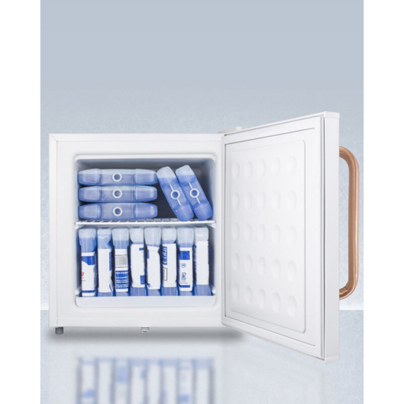 Compact All-Freezer with Antimicrobial Pure Copper Handle FS24LTBC