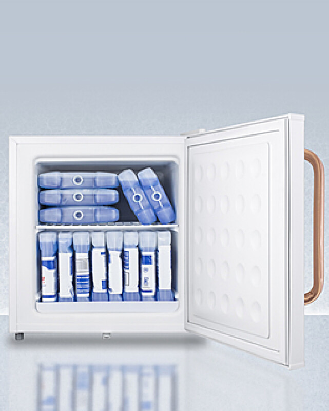 Compact All-Freezer with Antimicrobial Pure Copper Handle FS24LTBC