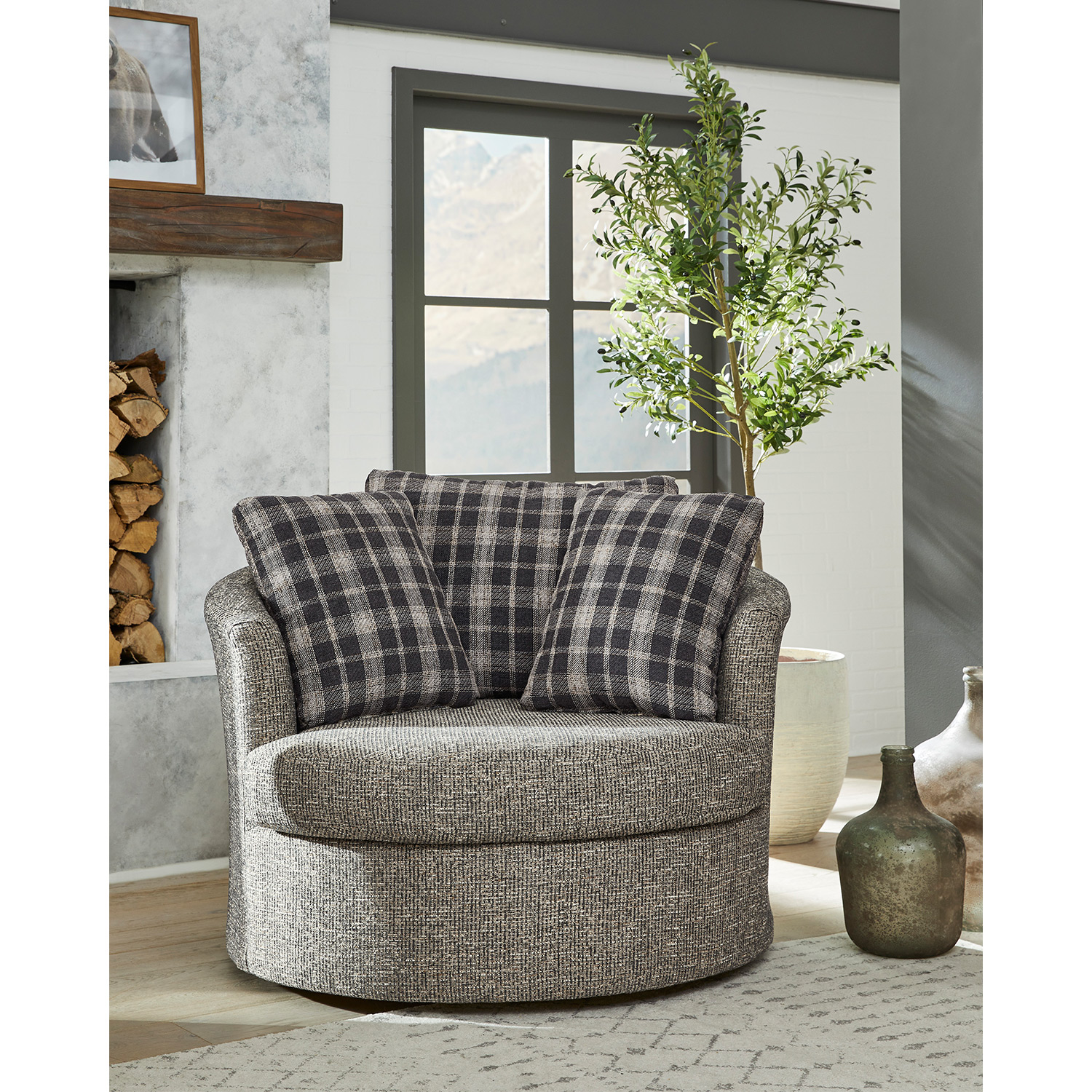 Astro - Oversized Swivel Chair; Curl Up Comfort - FS3048MFP FS3048MFP